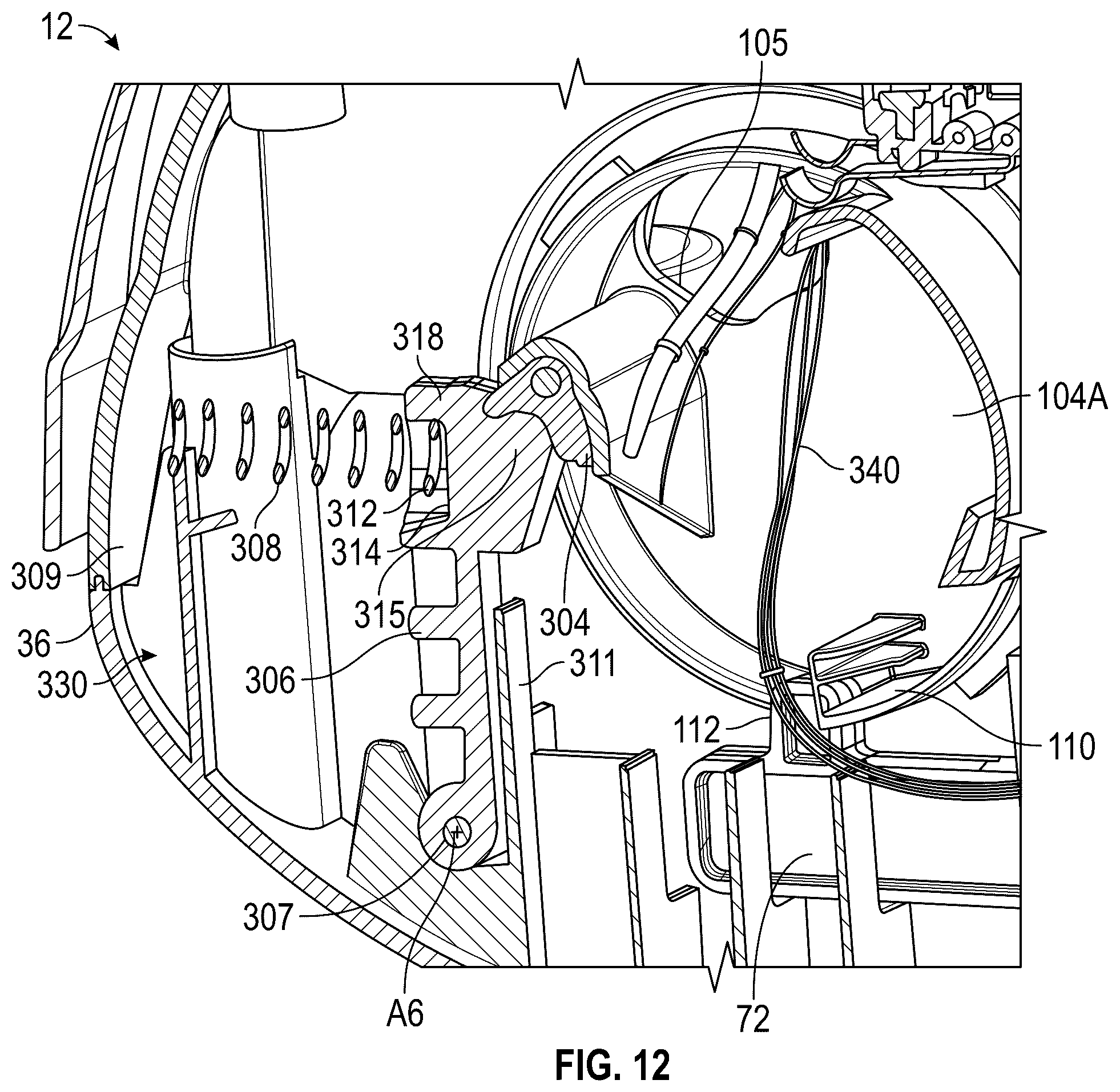Patent US12303085 Figure 10 – Surface cleaner
