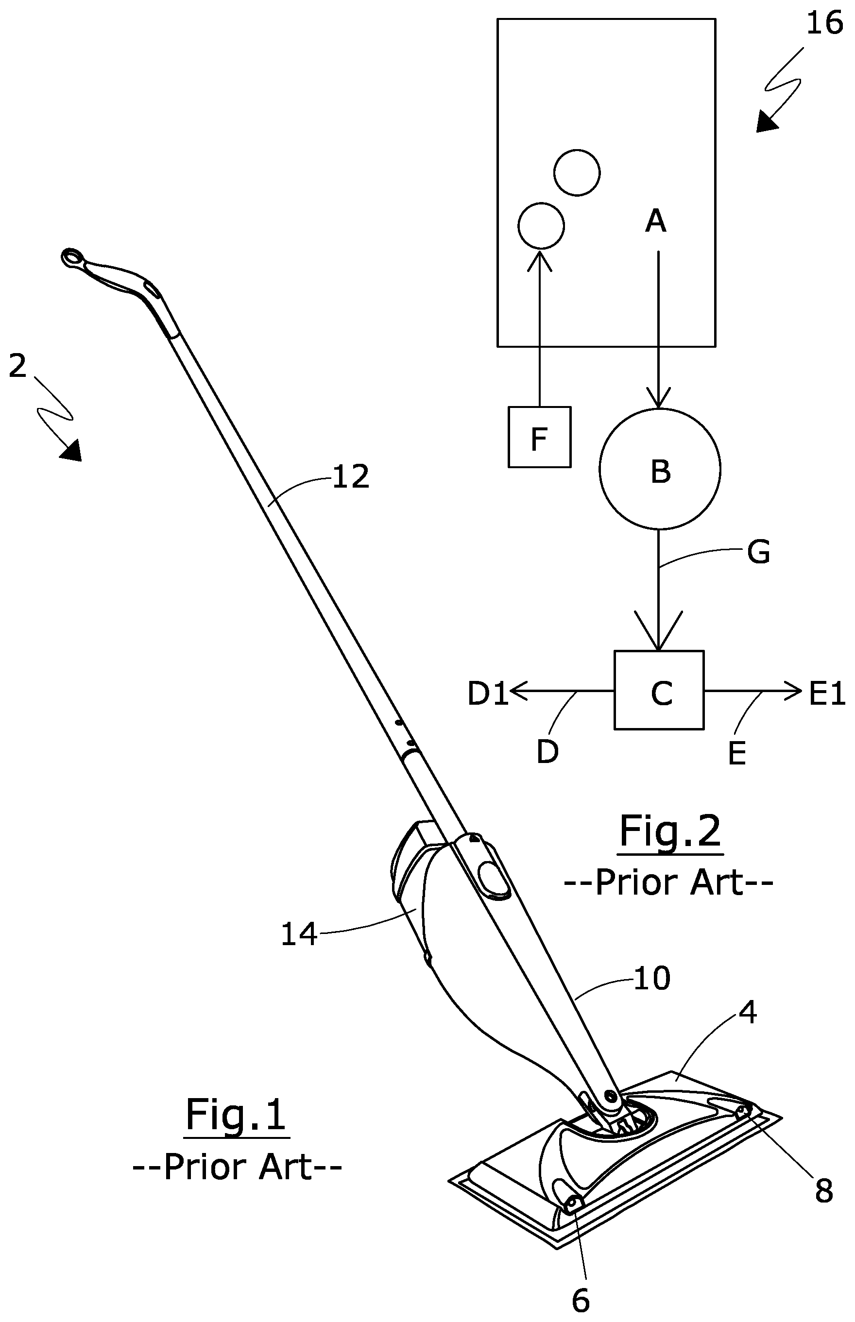 Patent US12303087 Figure 1 – Floor cleaning apparatus and liquid delivery assembly for use in floor cleaning apparatus