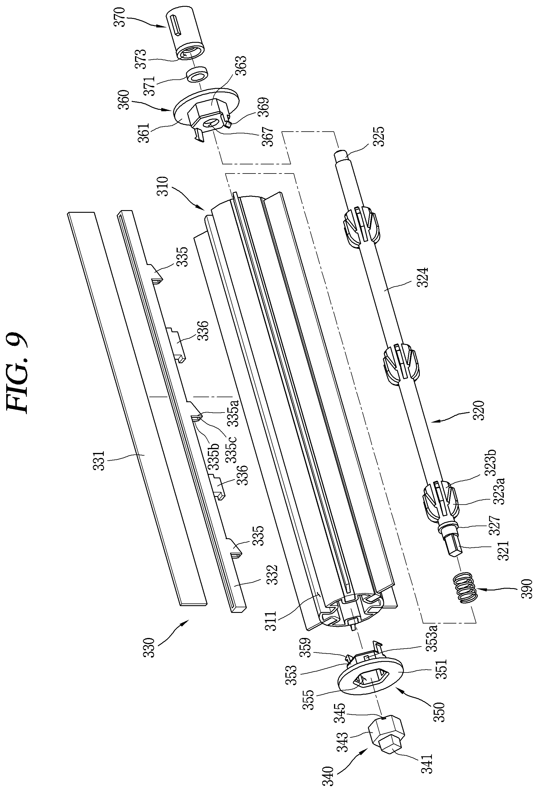 Patent US12303092 Figure 10 – Cleaning unit comprising agitator