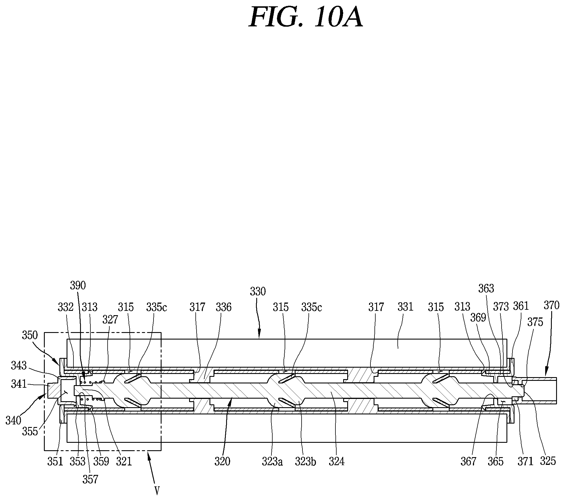 Patent US12303092 Figure 11 – Cleaning unit comprising agitator