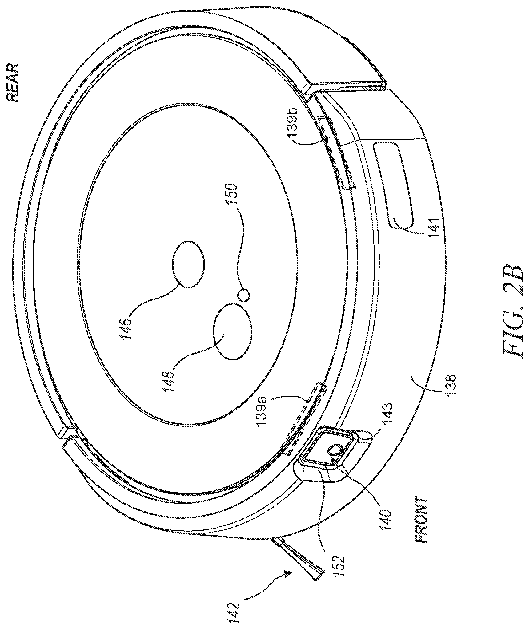 Patent US12303095 Figure 3 – Mobile robot cleaning head suspension