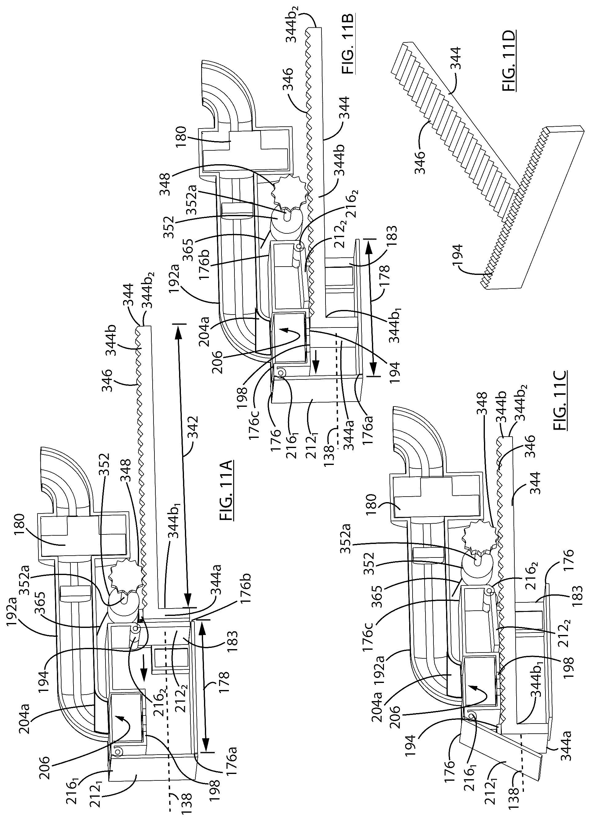 Patent US12303096 Figure 11 – Robotic vacuum cleaner with dirt enclosing member and method of using the same
