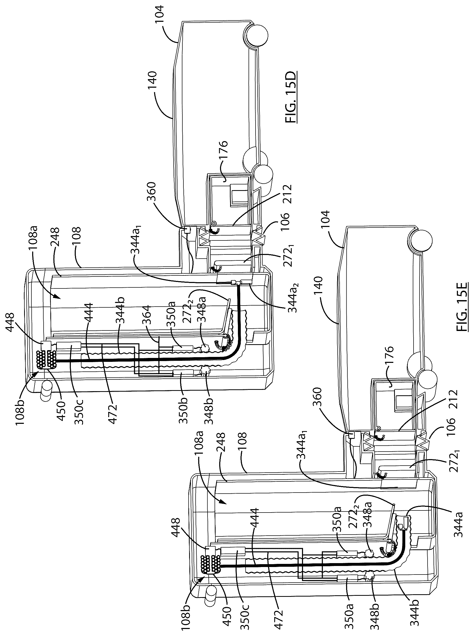 Patent US12303096 Figure 17 – Robotic vacuum cleaner with dirt enclosing member and method of using the same
