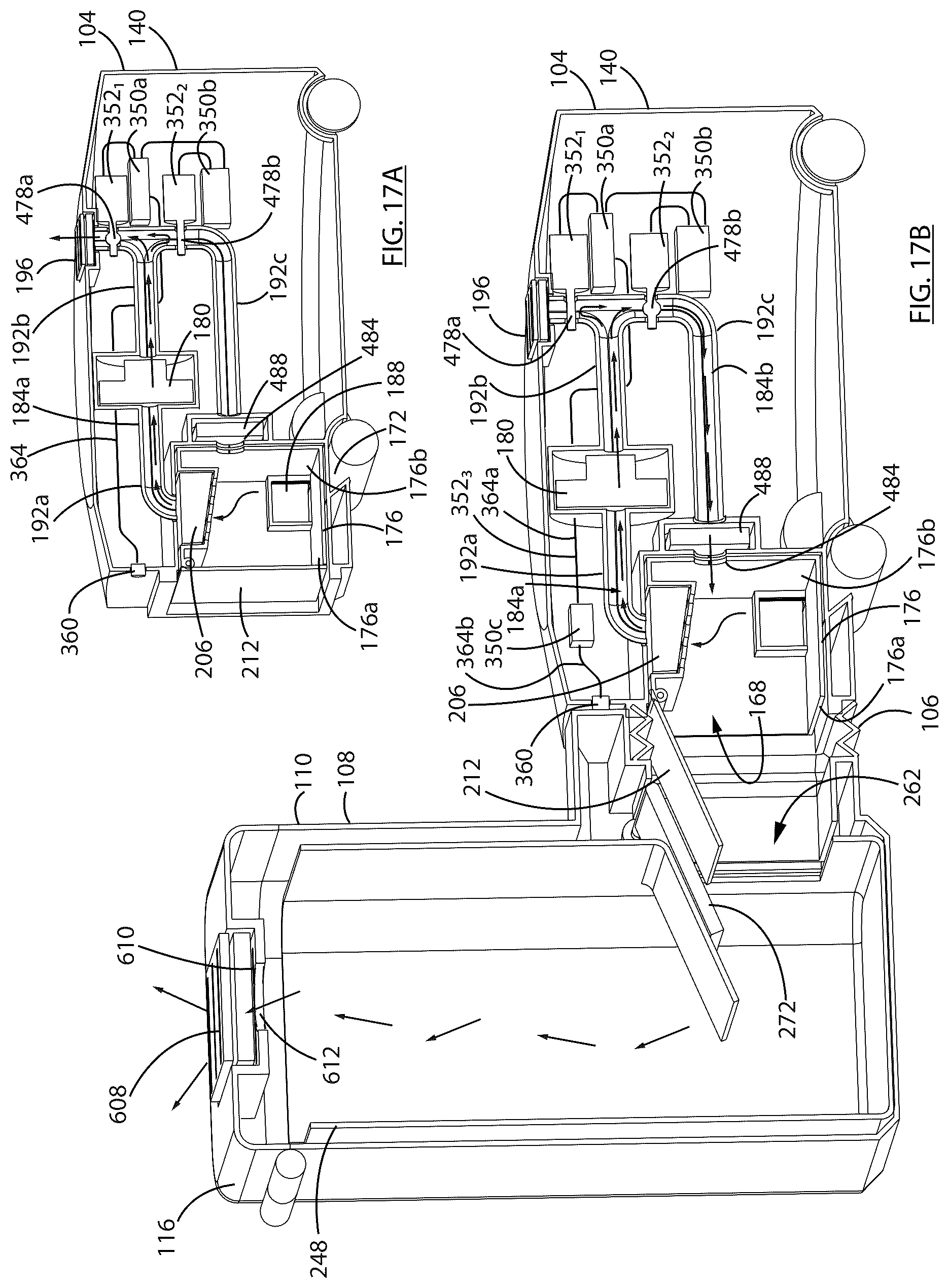 Patent US12303096 Figure 19 – Robotic vacuum cleaner with dirt enclosing member and method of using the same