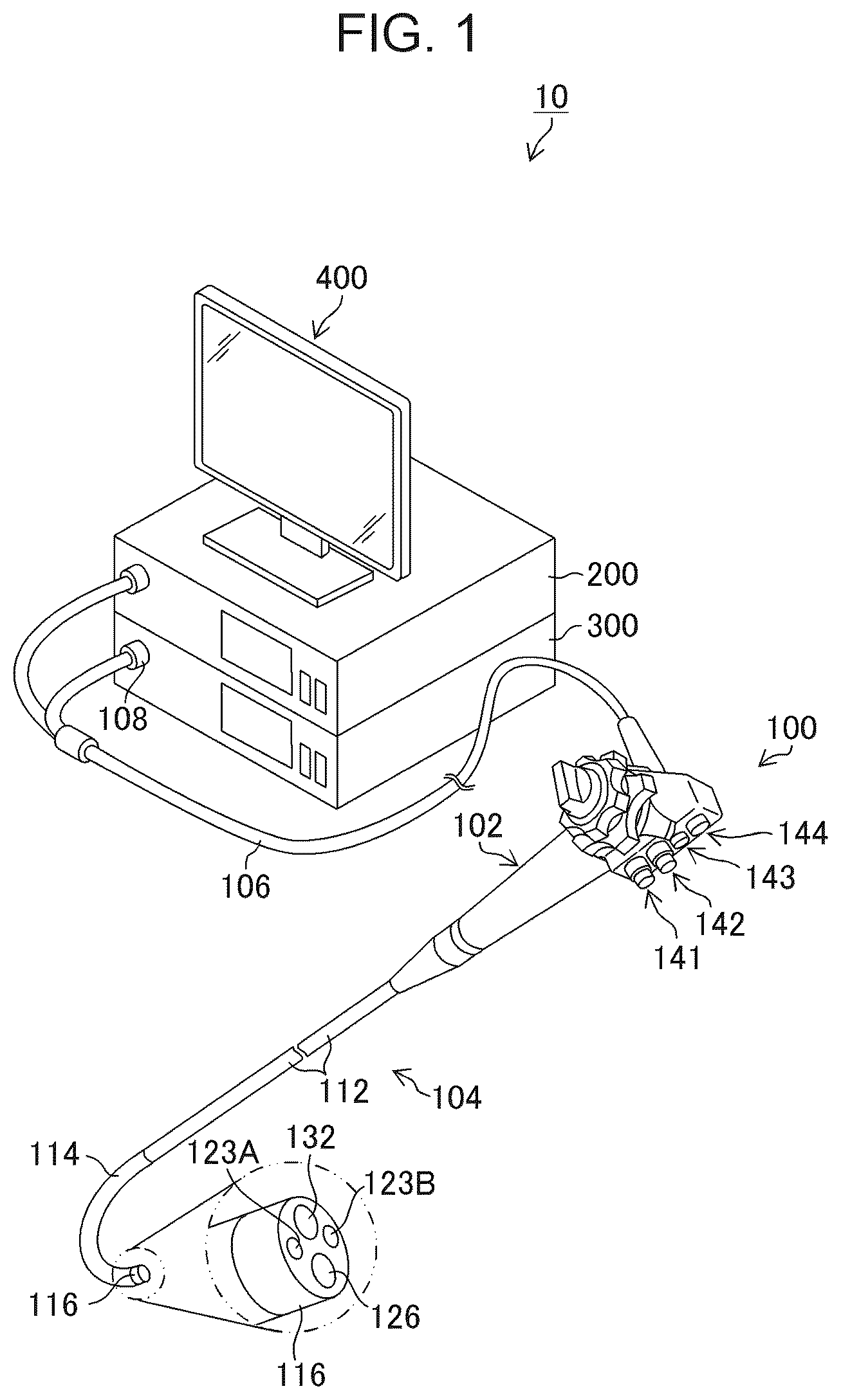 Patent US12303097 — Medical image processing apparatus, endoscope system, and medical image processing method — Figure 1