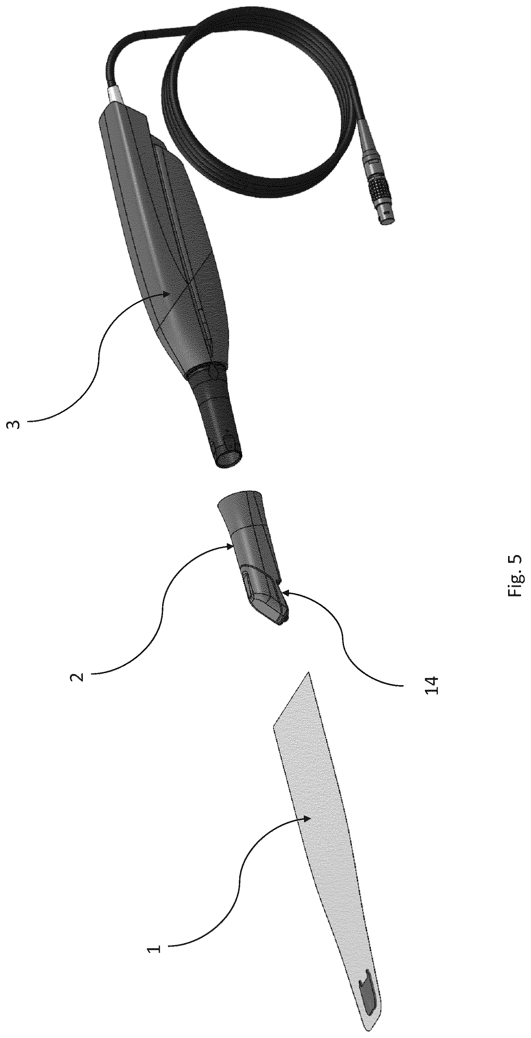 Patent US12303104 Figure 5 – Sheath for a tip of a scanning device and system thereof