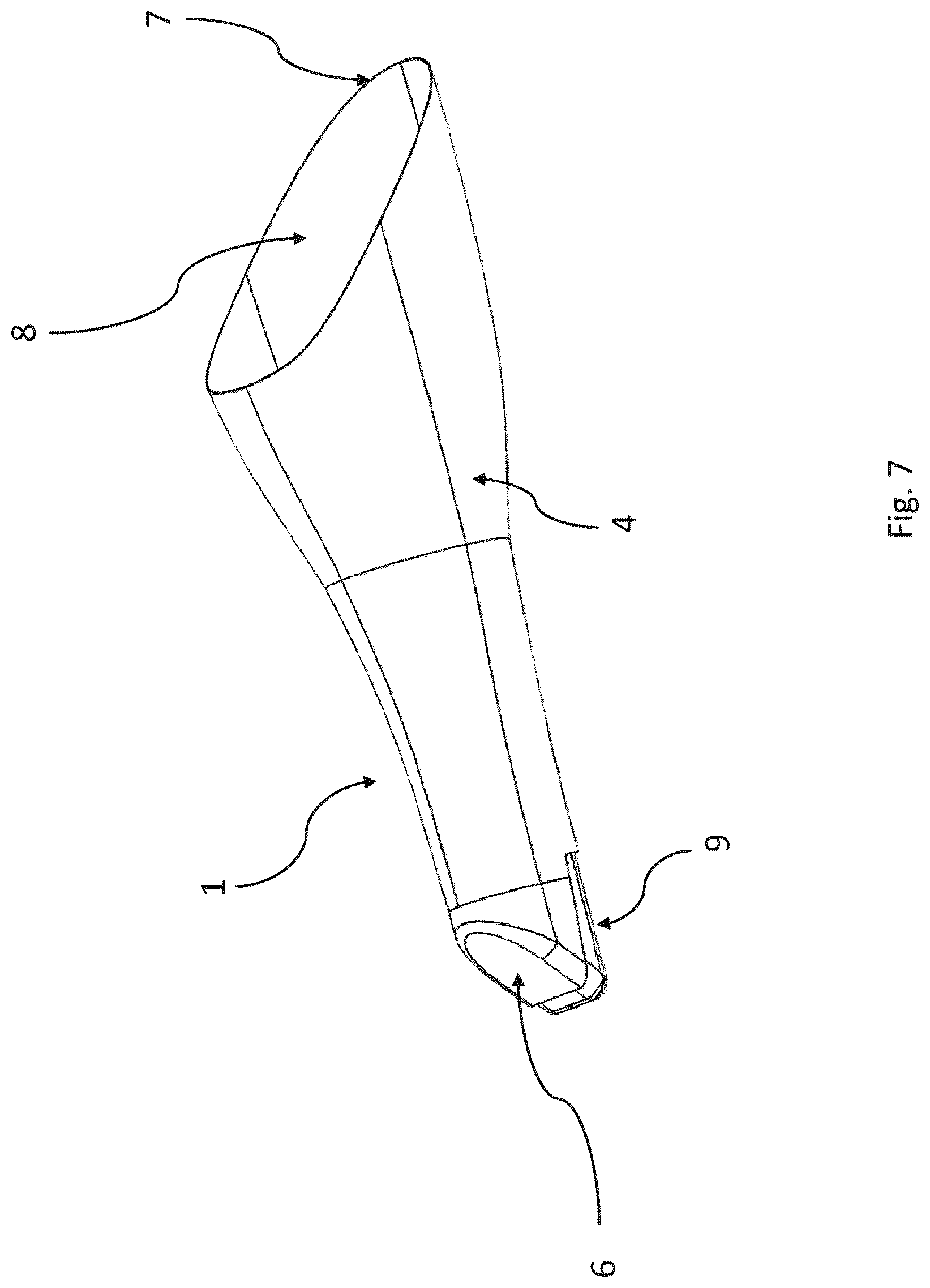 Patent US12303104 Figure 7 – Sheath for a tip of a scanning device and system thereof