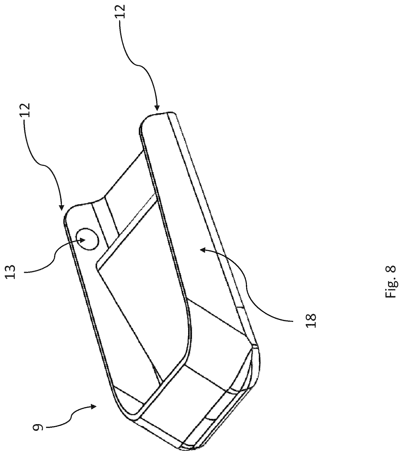 Patent US12303104 Figure 8 – Sheath for a tip of a scanning device and system thereof