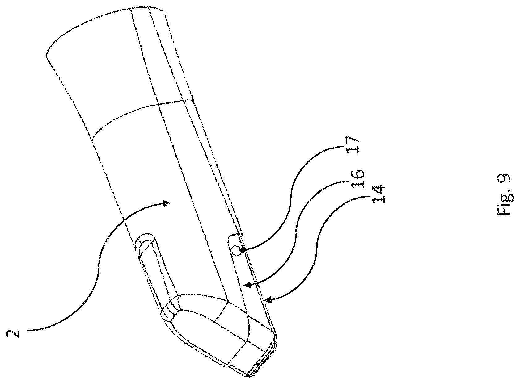 Patent US12303104 Figure 9 – Sheath for a tip of a scanning device and system thereof