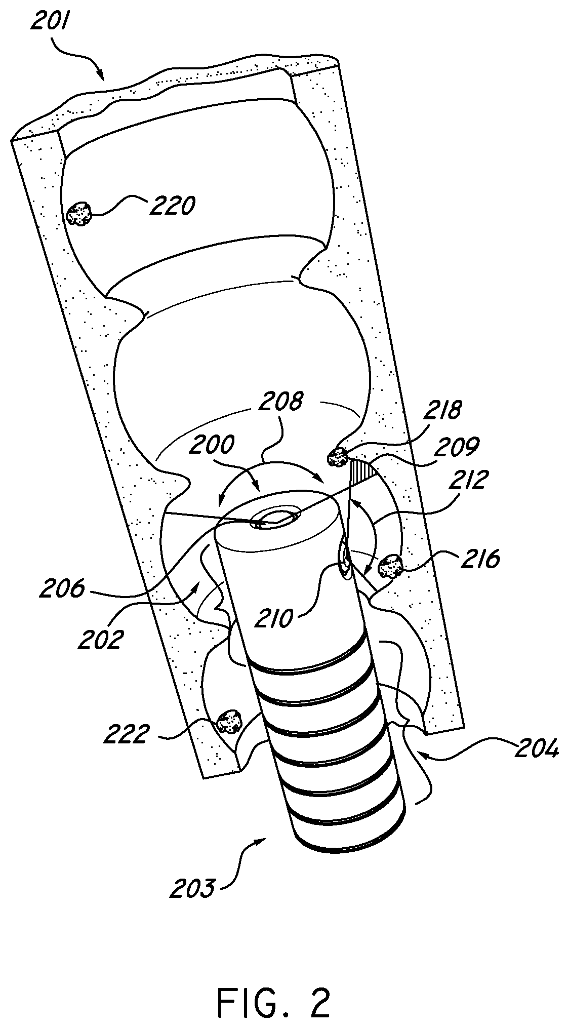 Patent US12303106 Figure 2 – Multi-camera endoscope