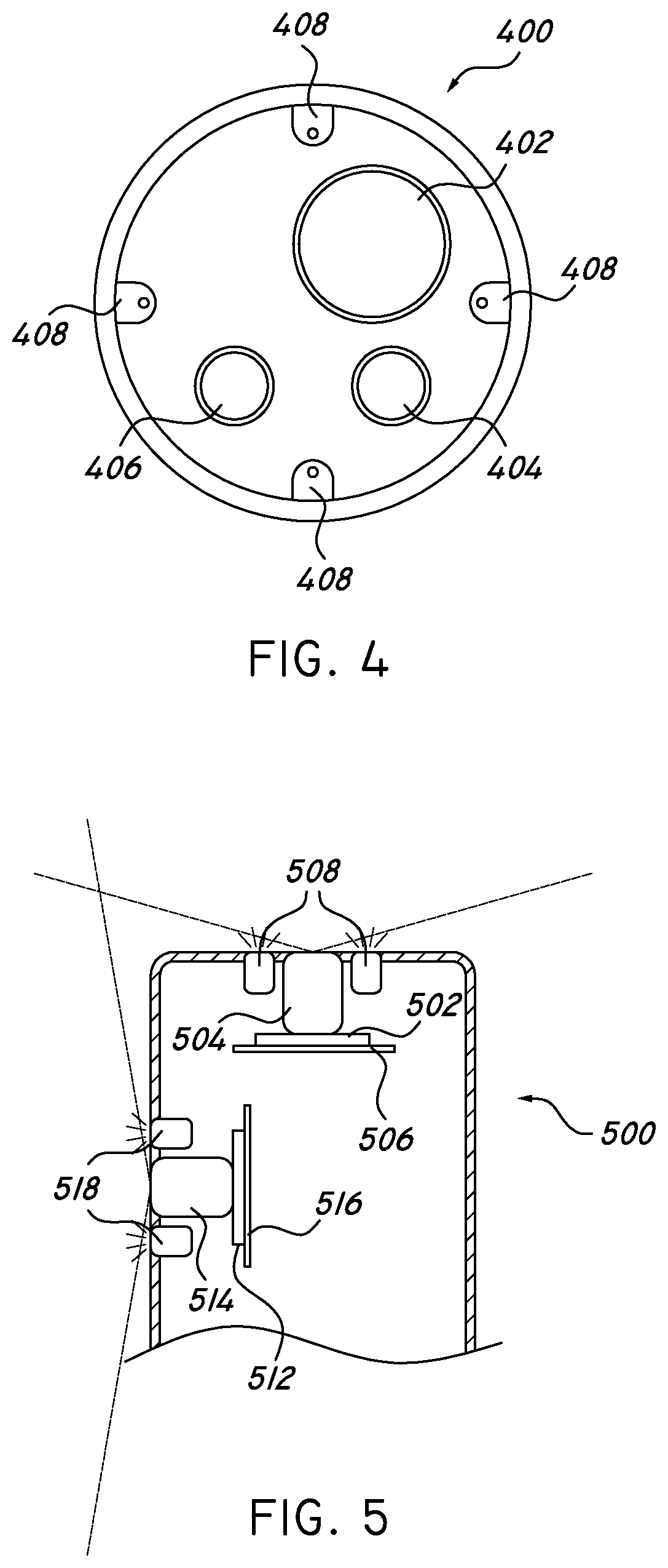 Patent US12303106 Figure 4 – Multi-camera endoscope