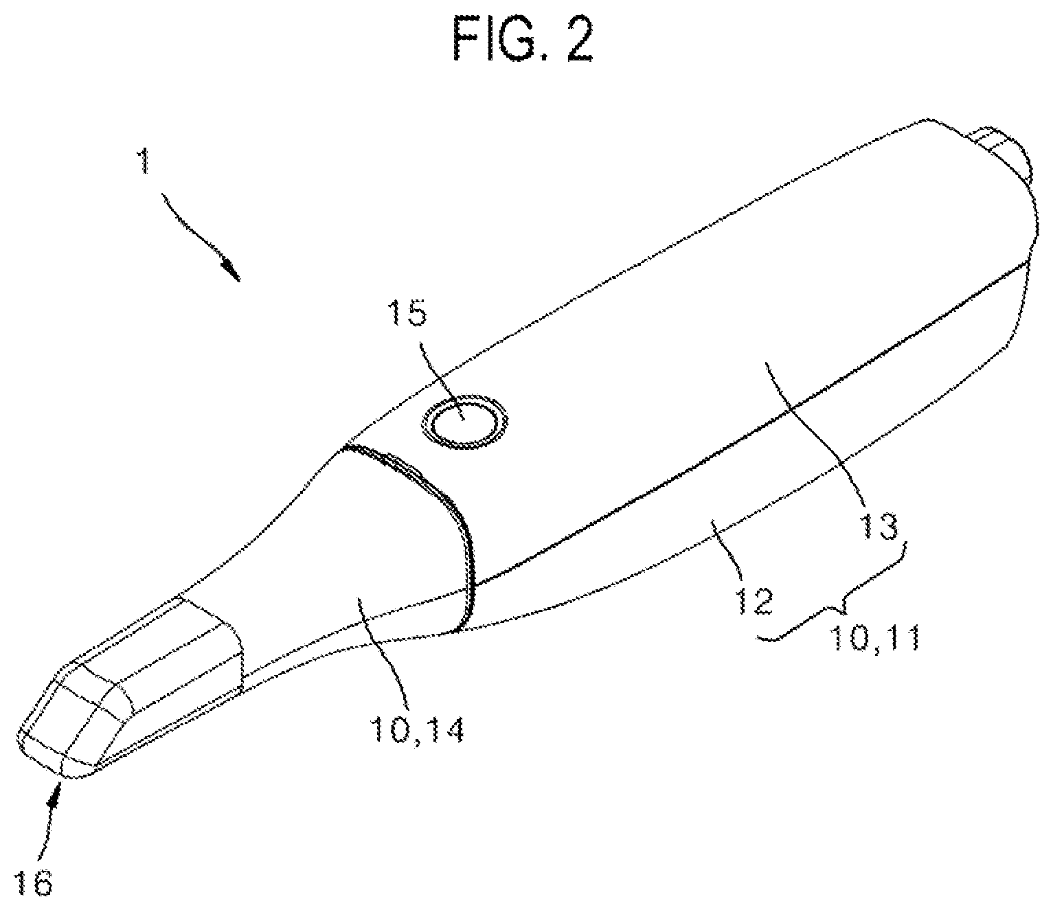 Patent US12303111 Figure 2 – Three-dimensional scanner