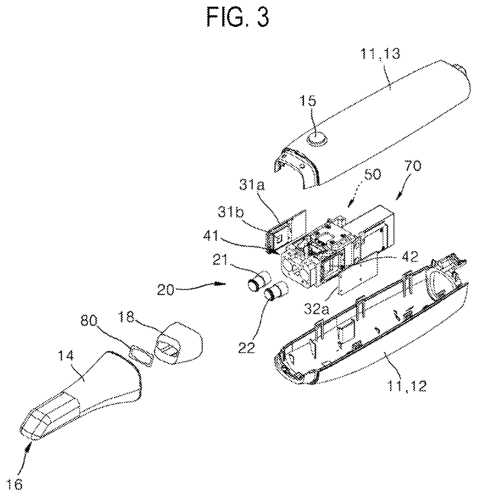 Patent US12303111 Figure 3 – Three-dimensional scanner