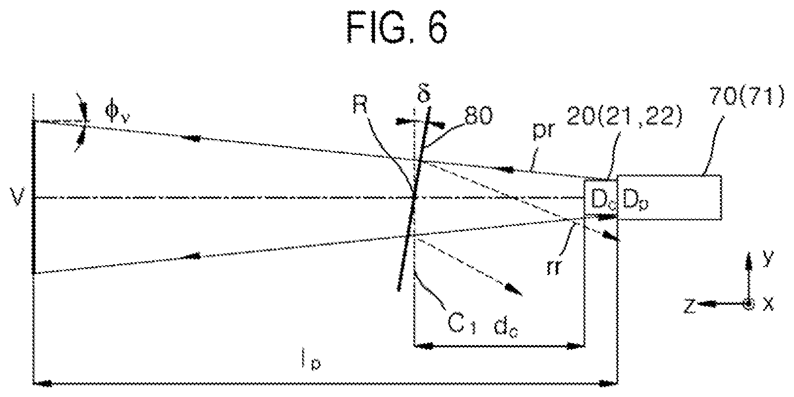 Patent US12303111 Figure 6 – Three-dimensional scanner