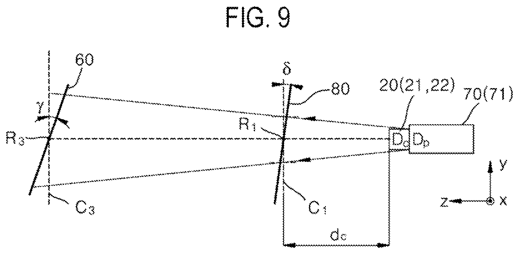 Patent US12303111 Figure 9 – Three-dimensional scanner