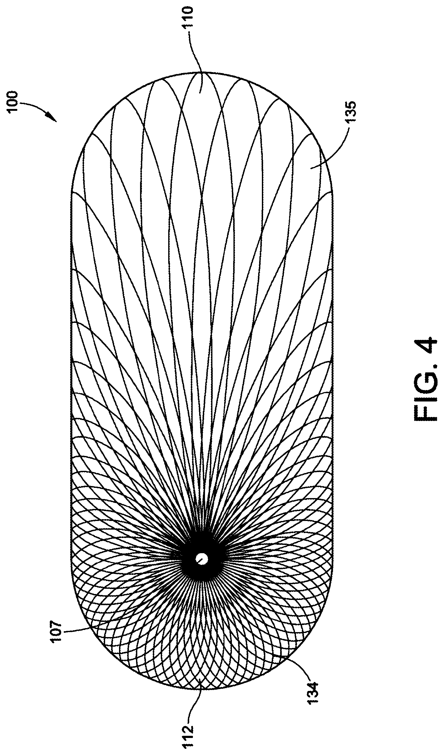 Patent US12303117 Figure 3 – Asymmetric occluder device