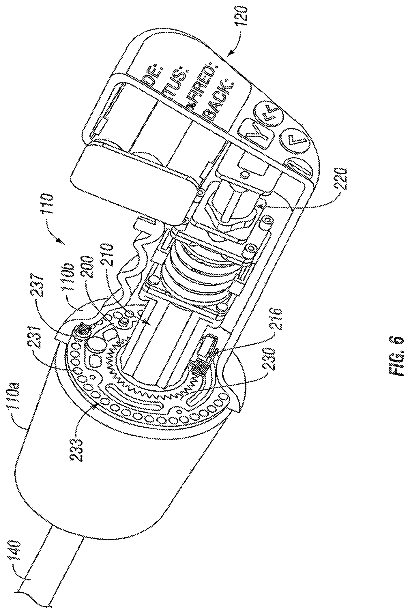 Patent US12303126 Figure 6 – Powered surgical instrument