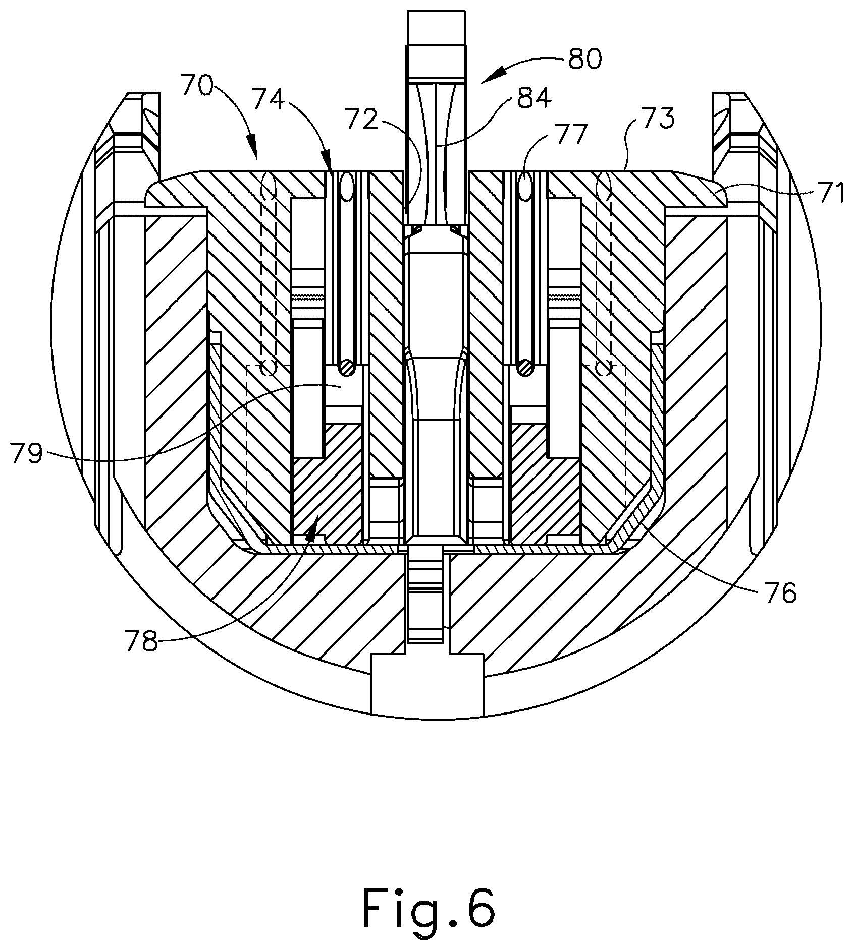 Patent US12303127 Figure 6 – Lockout engagement features for surgical stapler