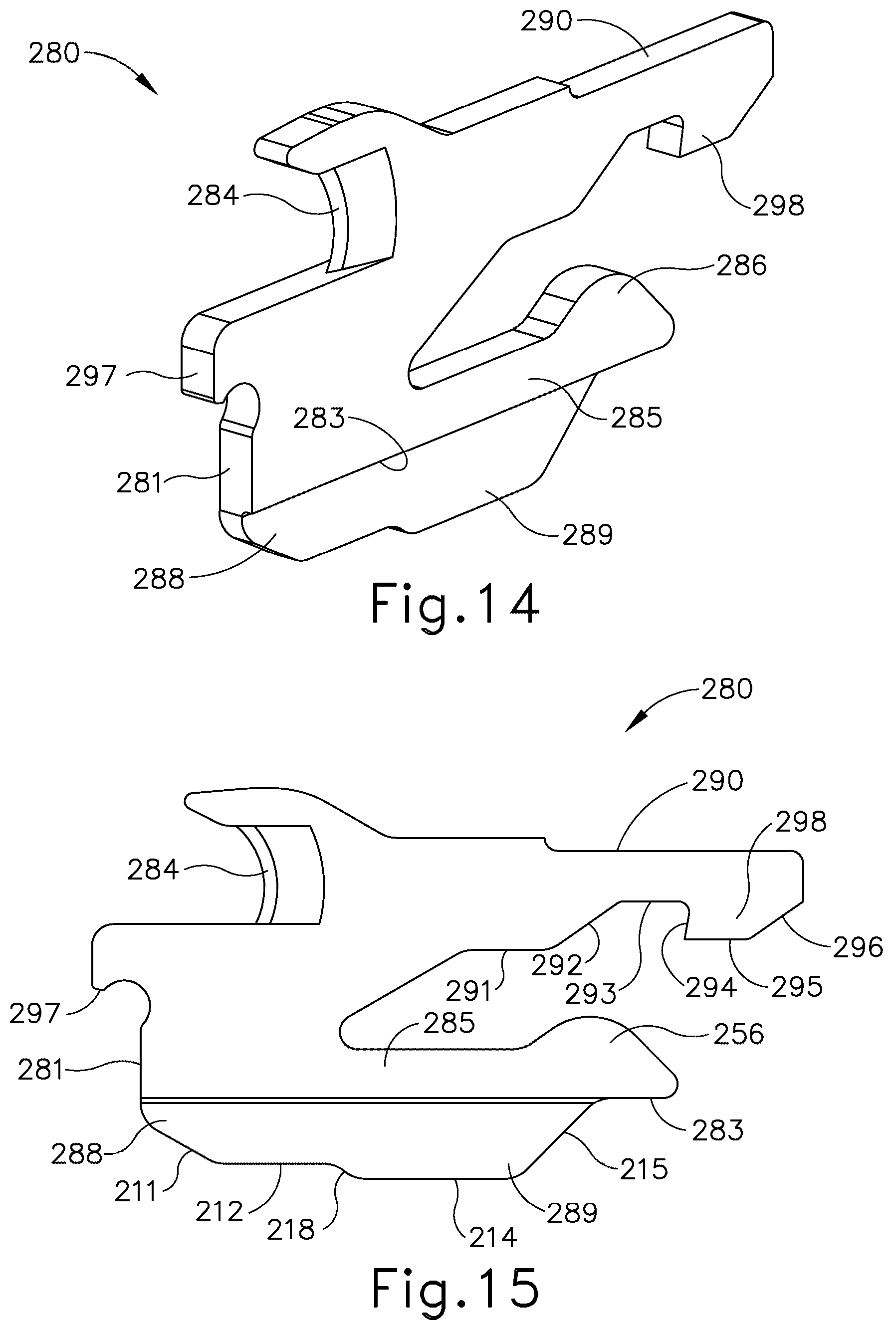 Patent US12303127 Figure 15 – Lockout engagement features for surgical stapler