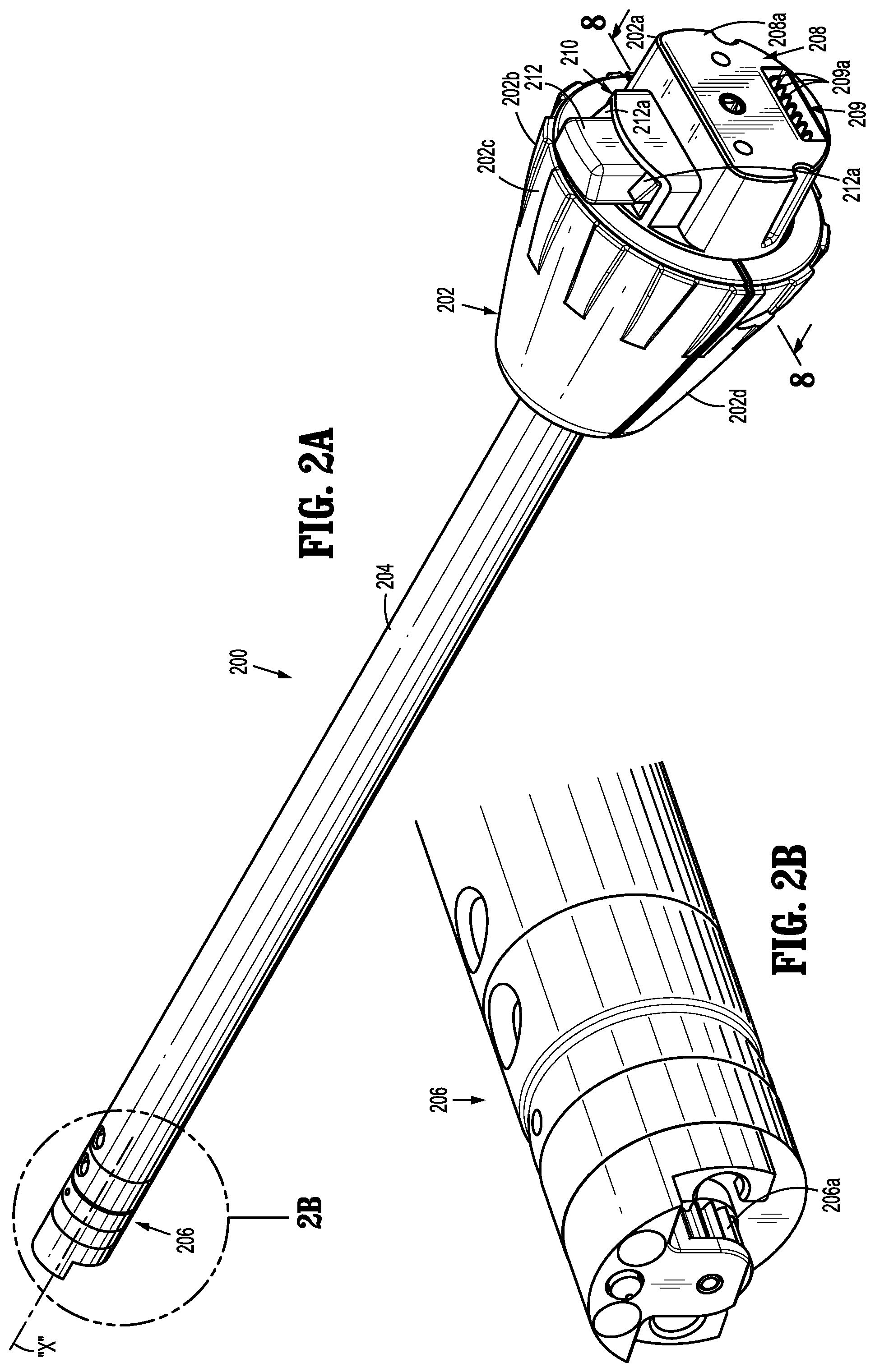 Patent US12303128 Figure 2 – Surgical system including adapter assembly with worm gear assembly