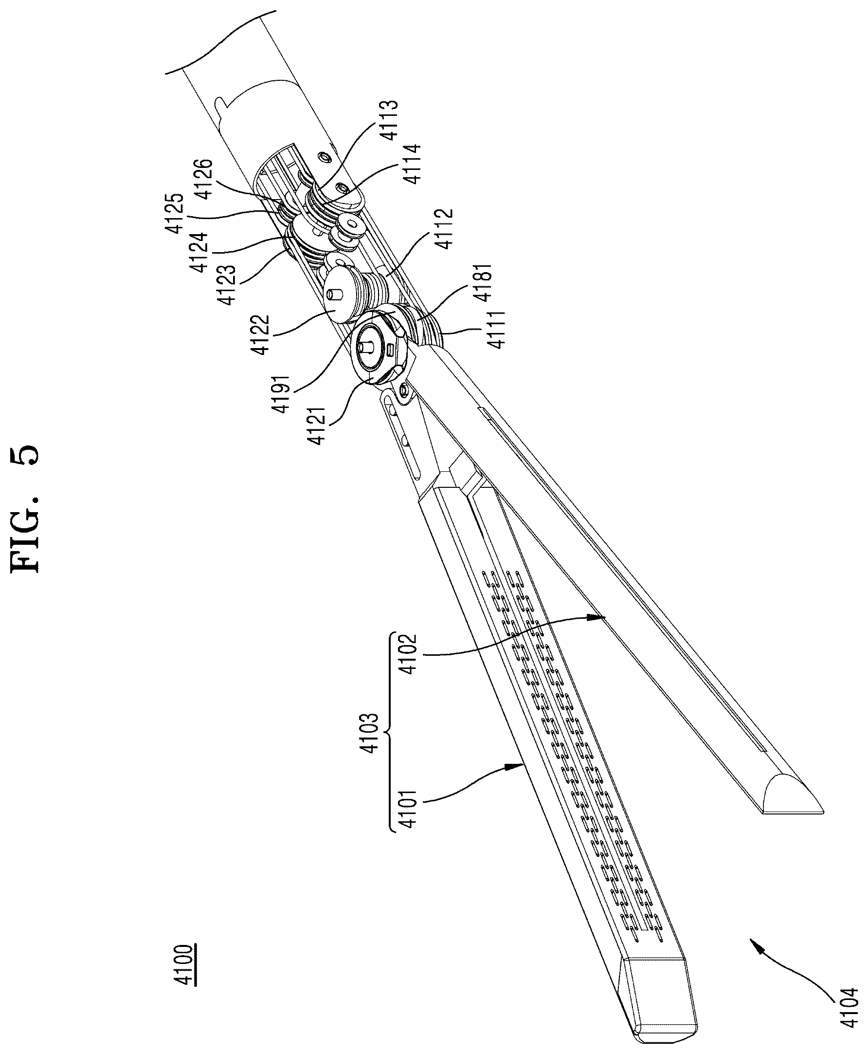 Patent US12303129 Figure 5 – End tool of surgical instrument, and surgical instrument comprising same