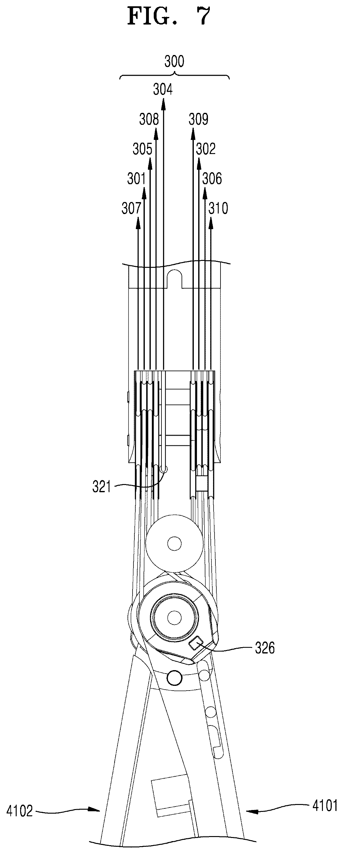 Patent US12303129 Figure 7 – End tool of surgical instrument, and surgical instrument comprising same