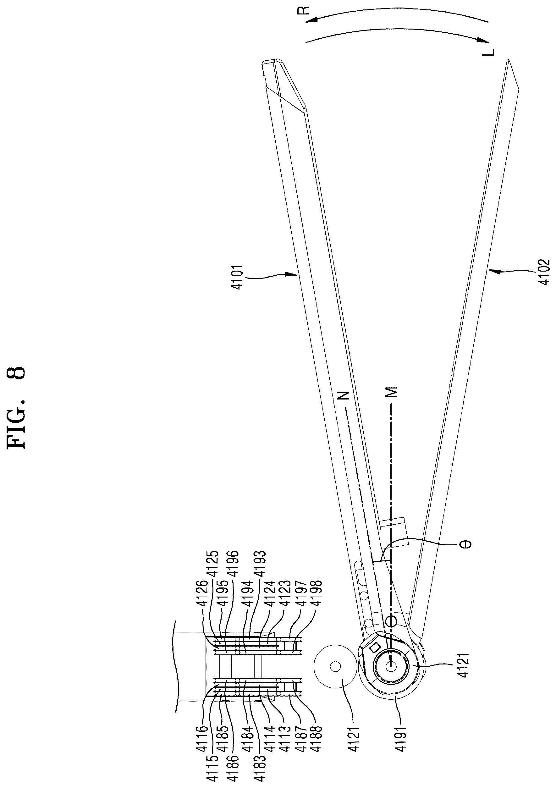 Patent US12303129 Figure 8 – End tool of surgical instrument, and surgical instrument comprising same