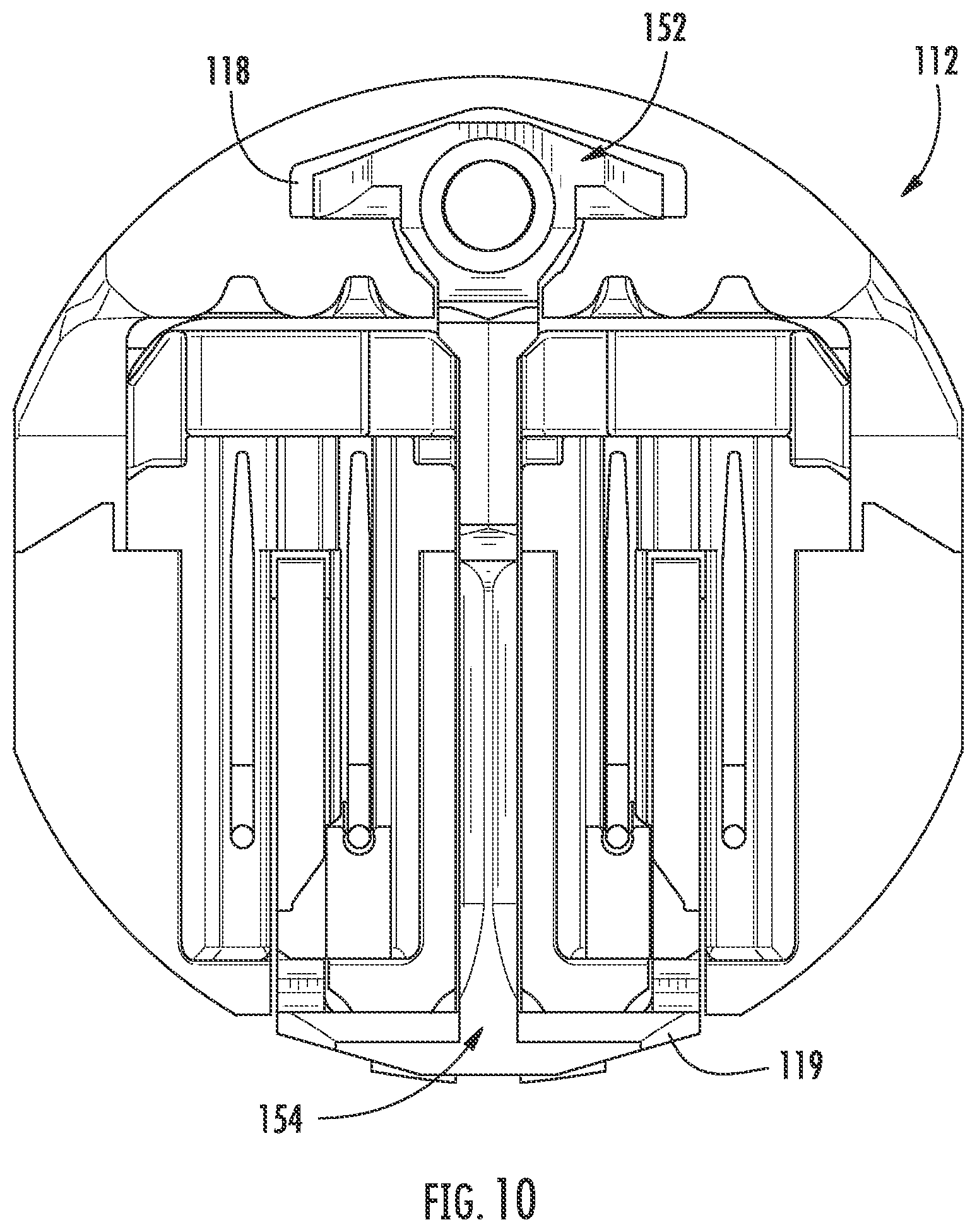 Patent US12303130 Figure 14 – Staple cartridge for a surgical instrument