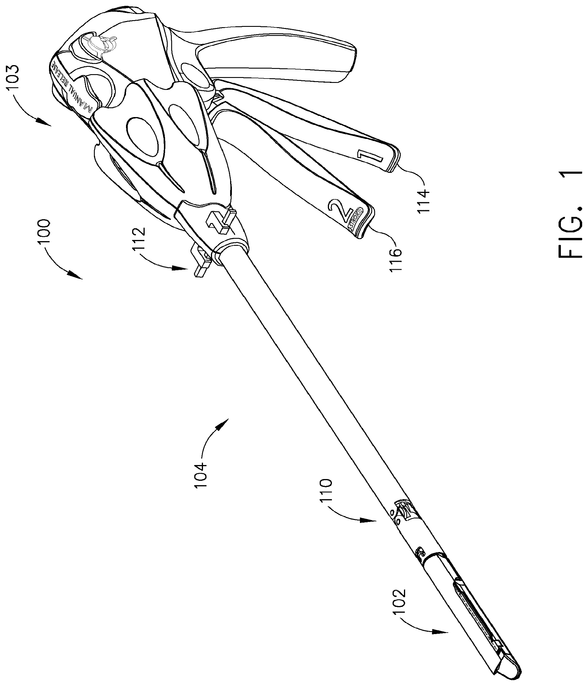 Patent US12303133 Figure 1 – Method for authenticating the compatibility of a staple cartridge with a surgical instrument