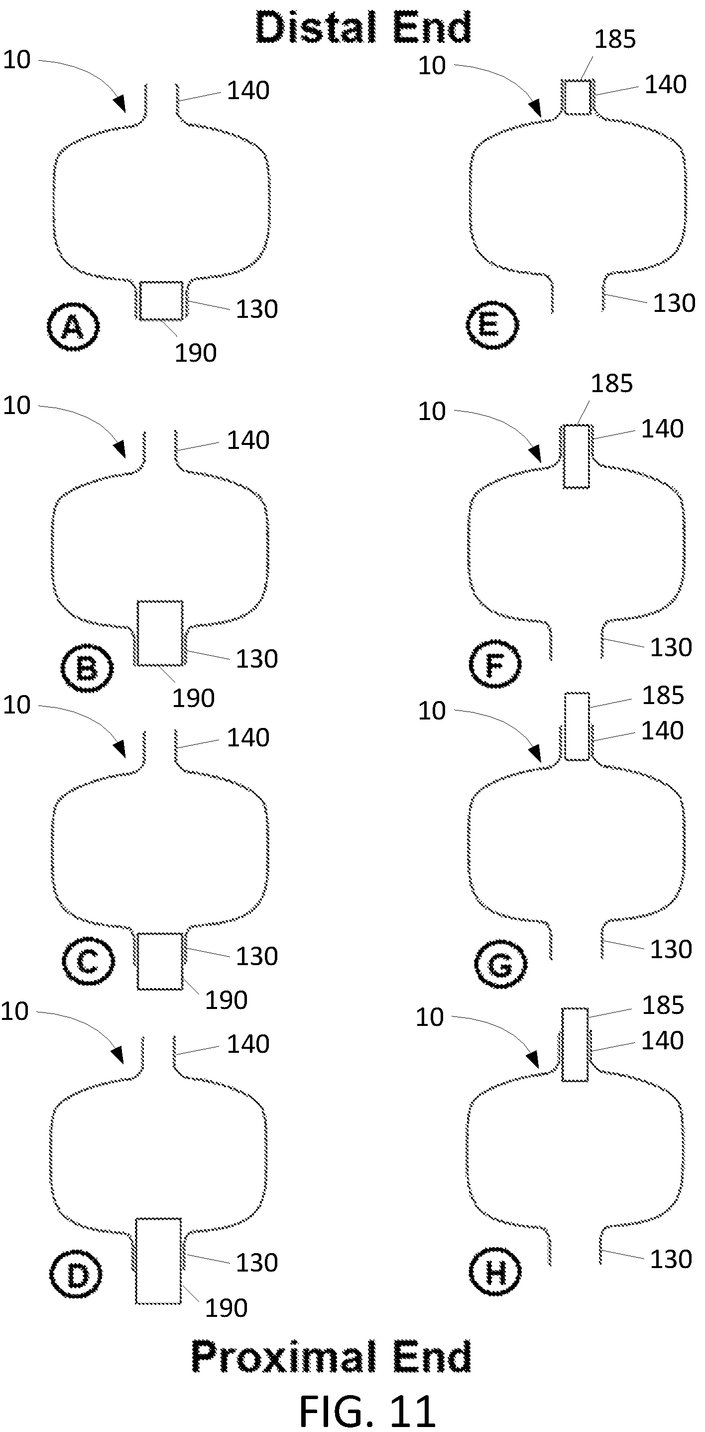 Patent US12303135 Figure 19 – Medical devices comprising detachable balloons and methods of manufacturing and use