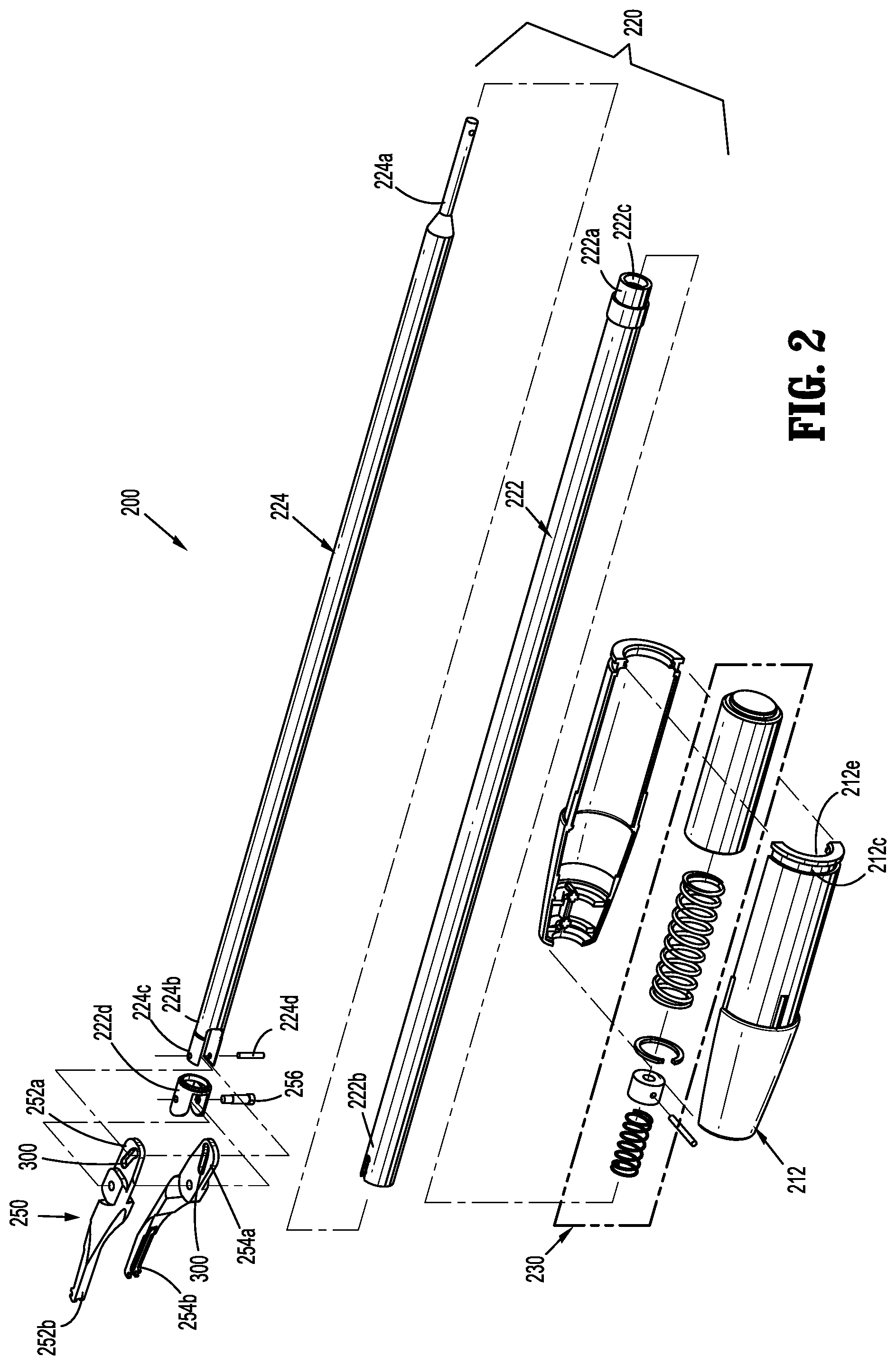 Patent US12303137 Figure 2 – Endoscopic surgical clip applier