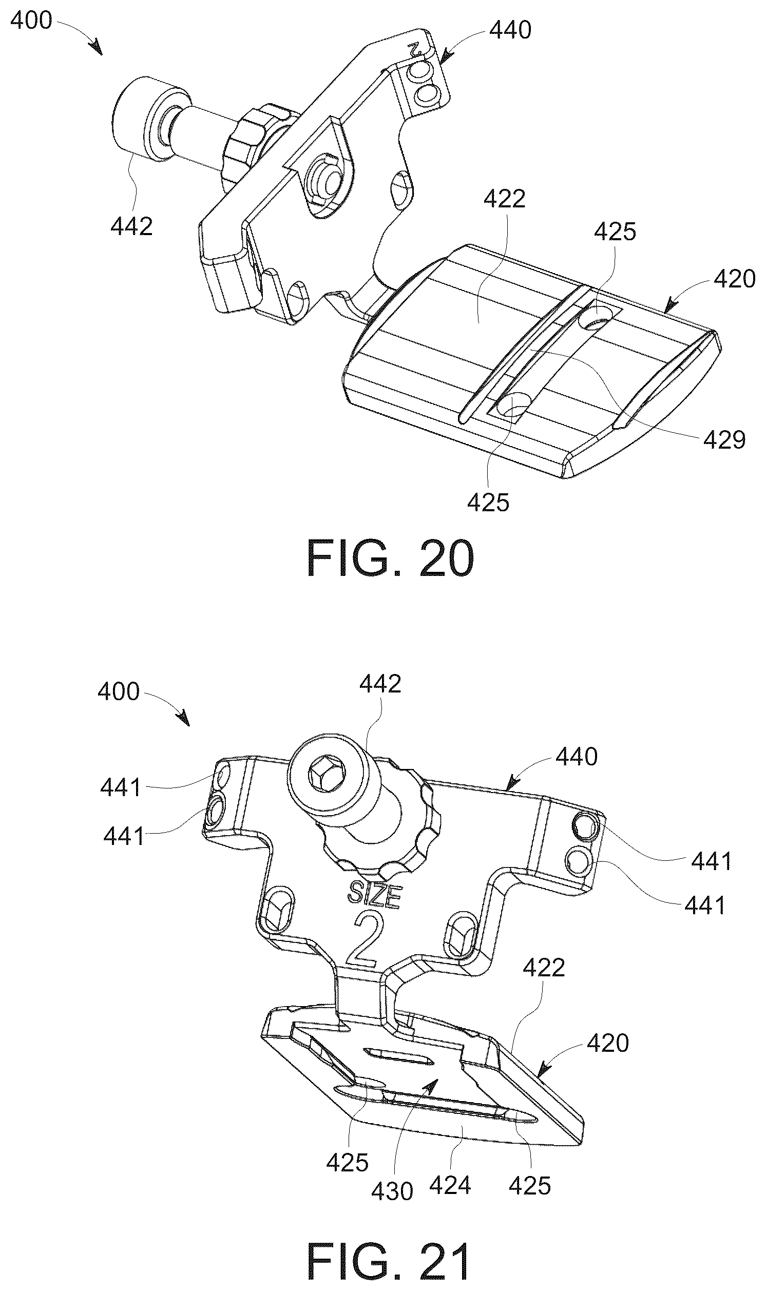 Patent US12303138 Figure 8 – Distractors having attachable paddles, impaction devices, and methods for use in total ankle replacement