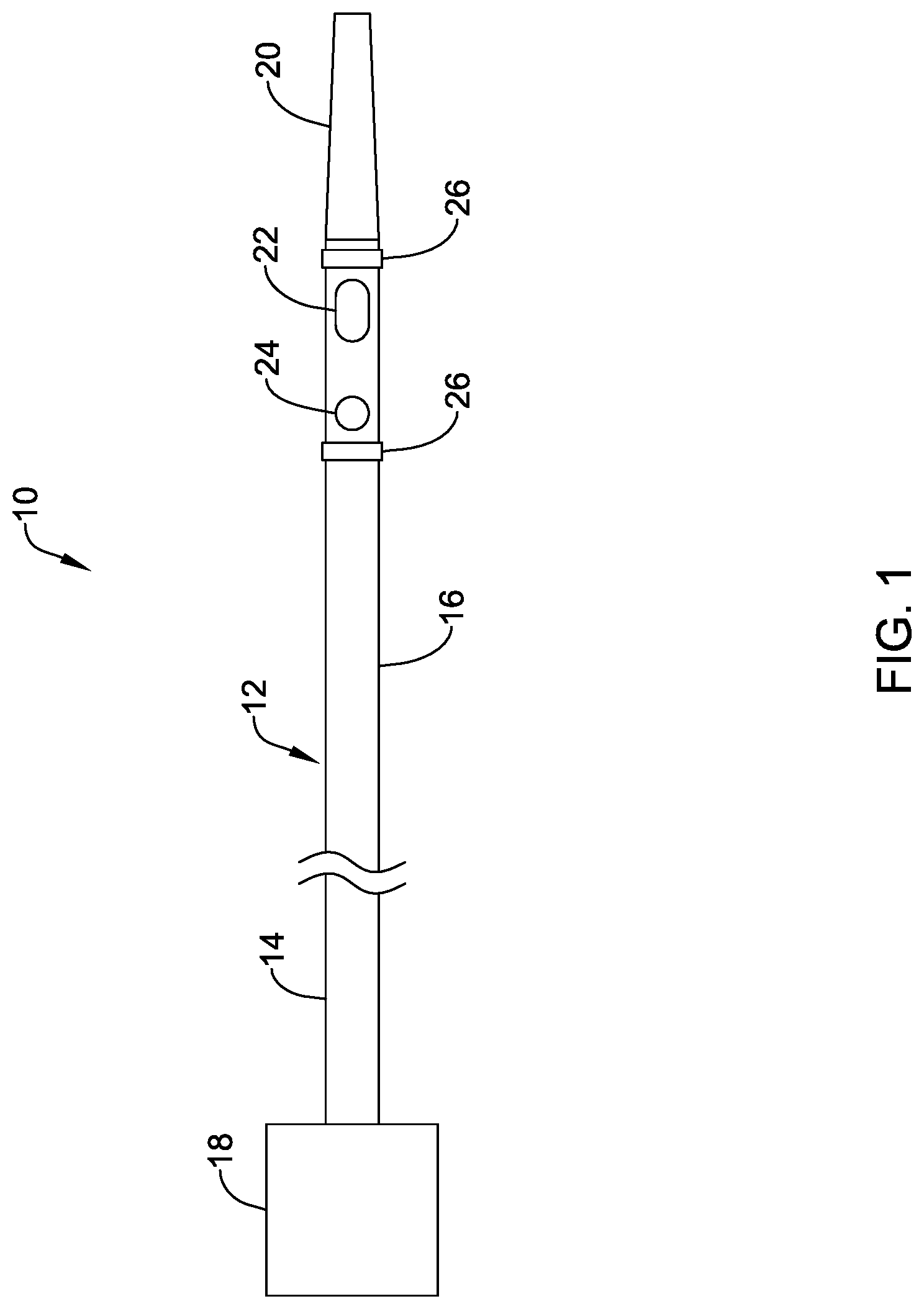 Patent US12303151 Figure 1 – Aspiration medical device
