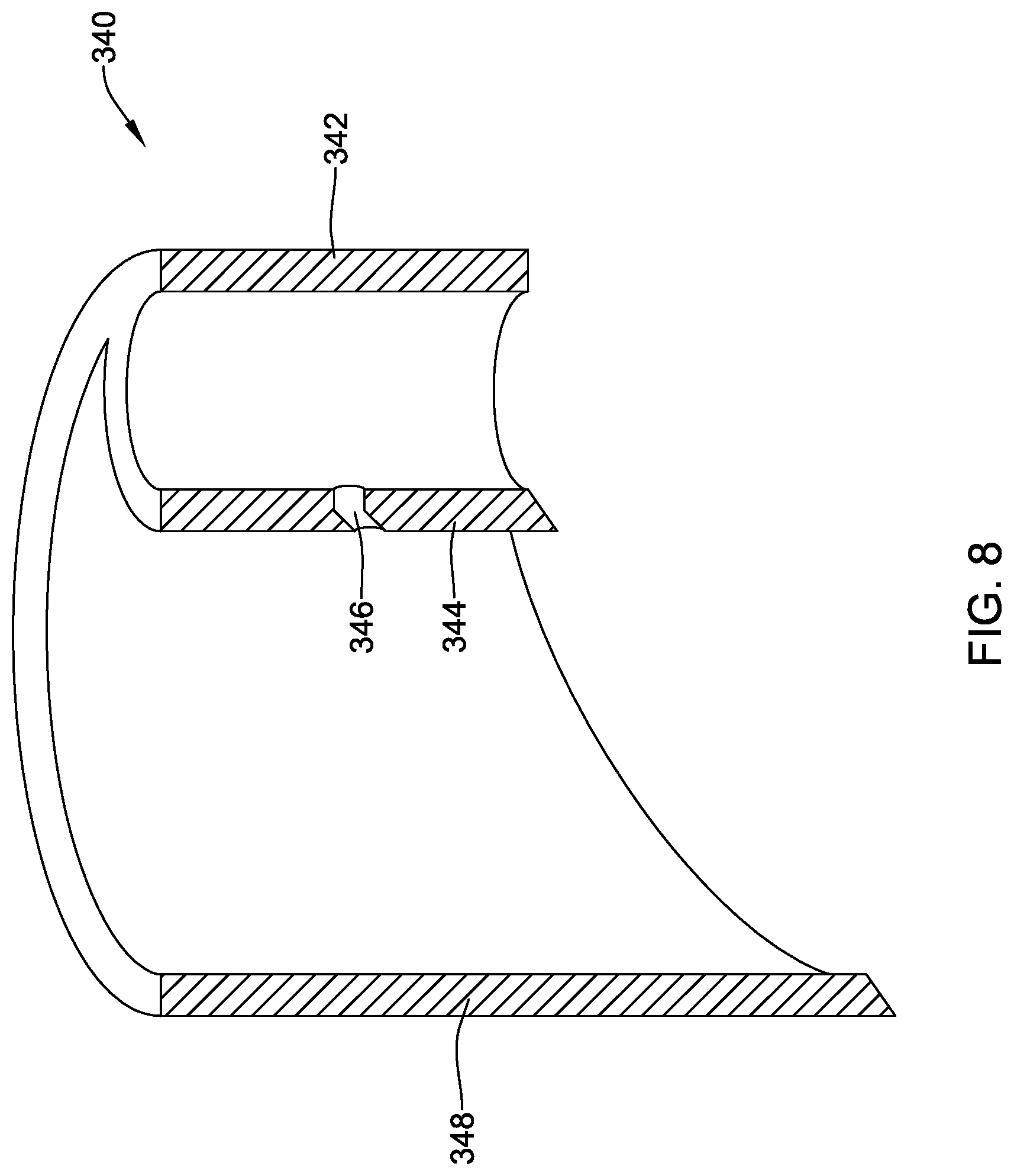 Patent US12303151 Figure 8 – Aspiration medical device