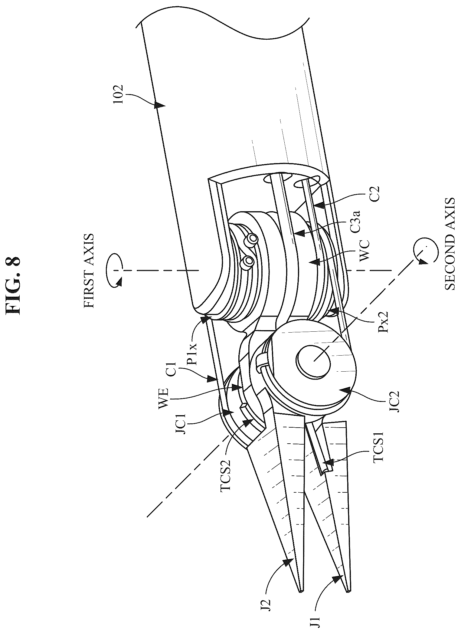 Patent US12303155 Figure 7 – Surgical tool, surgery support system, and surgical operating unit