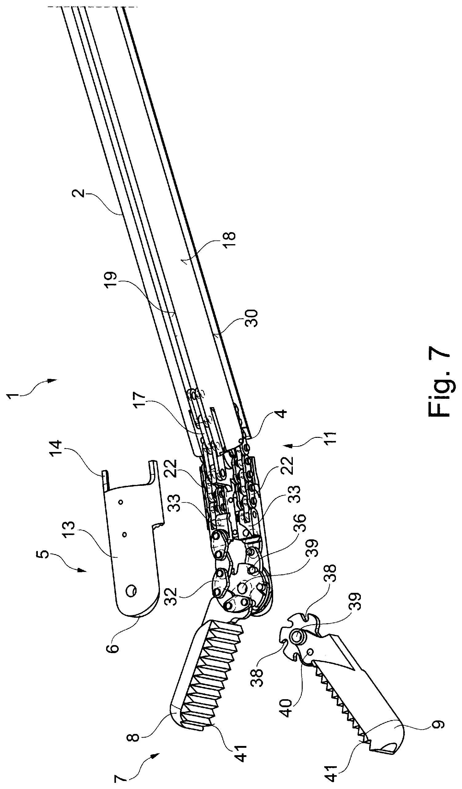 Patent US12303156 Figure 7 – Medical instrument