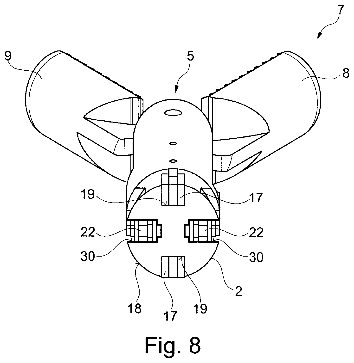 Patent US12303156 Figure 8 – Medical instrument