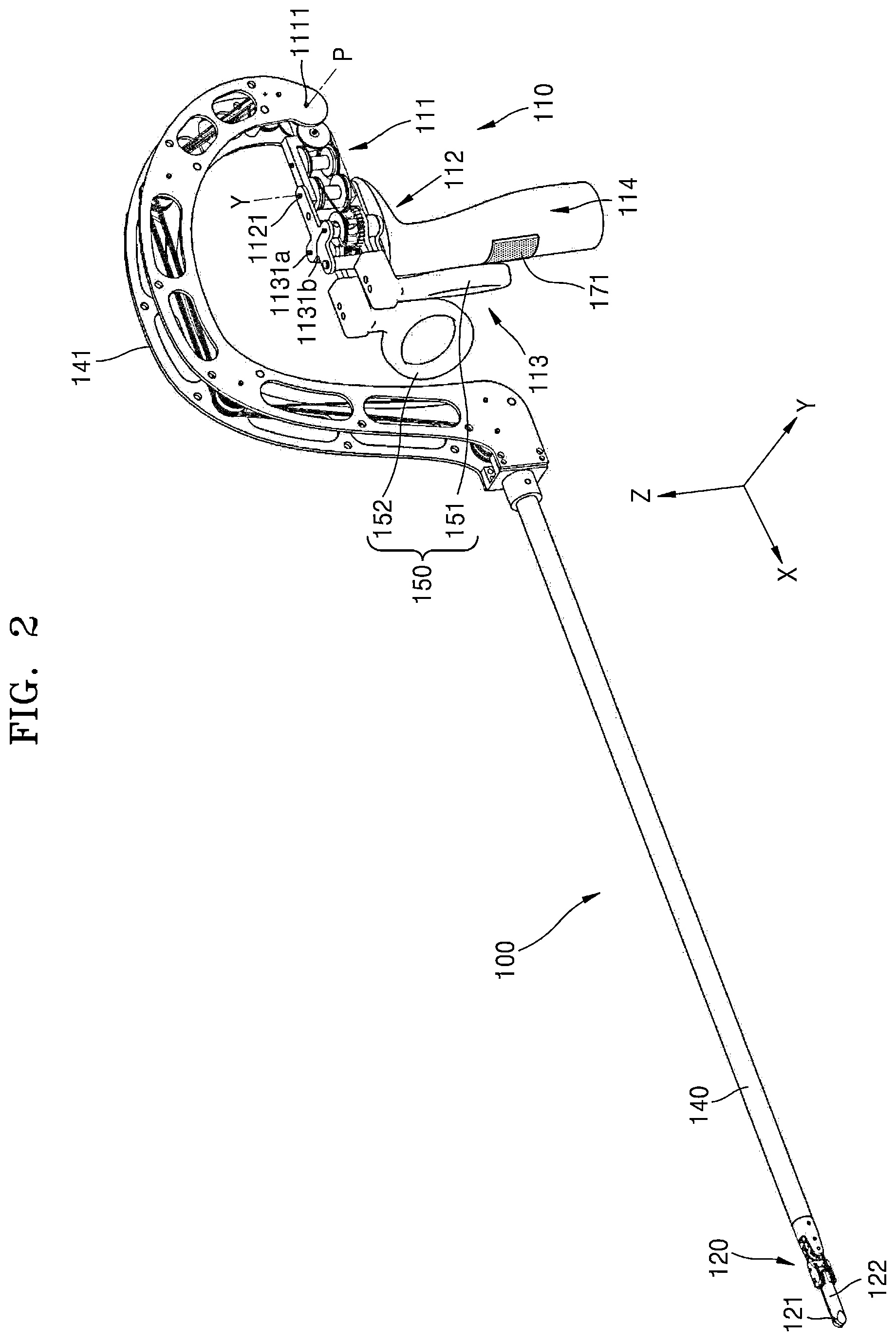 Patent US12303157 Figure 7 – Surgical instrument