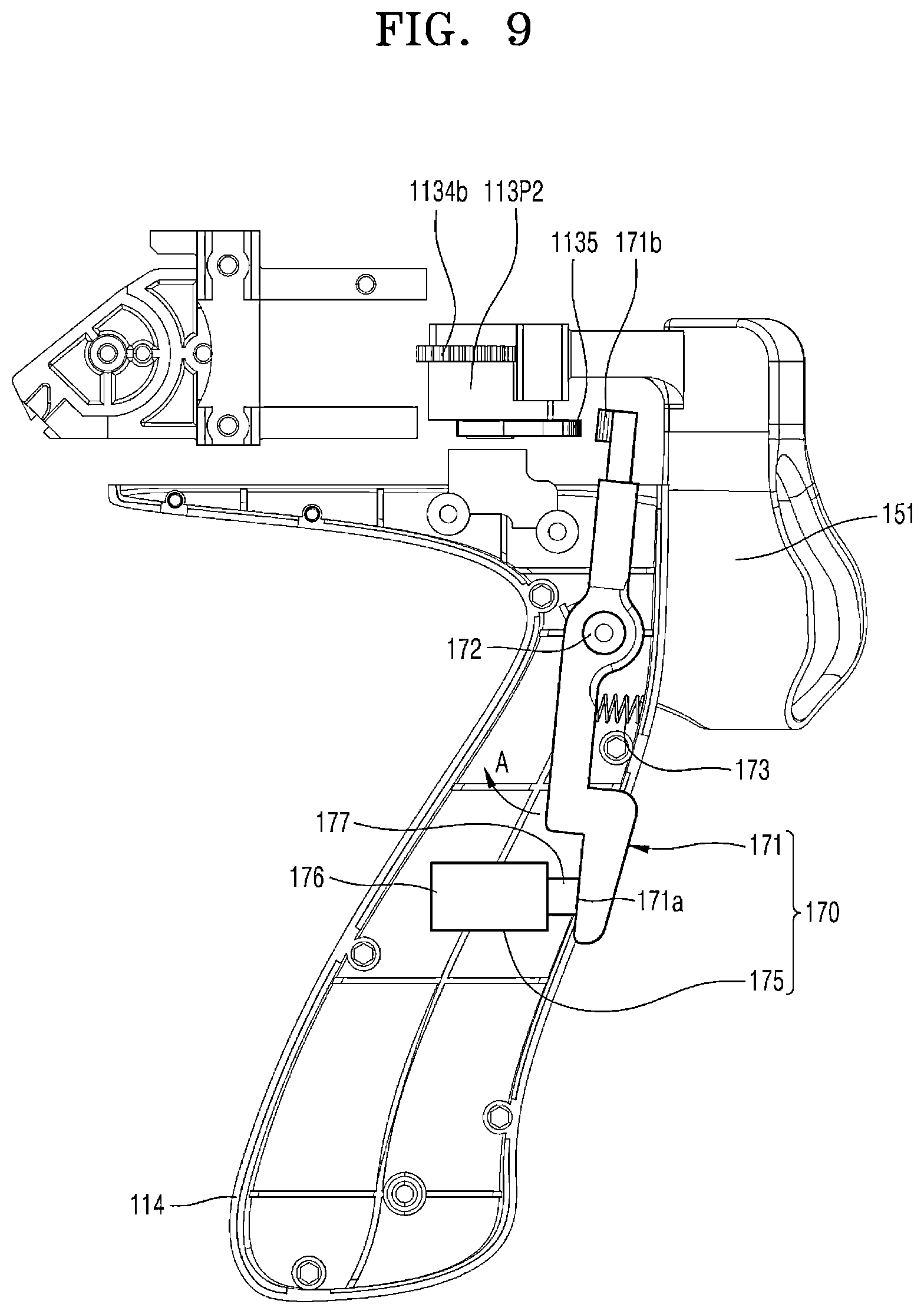 Patent US12303157 Figure 14 – Surgical instrument