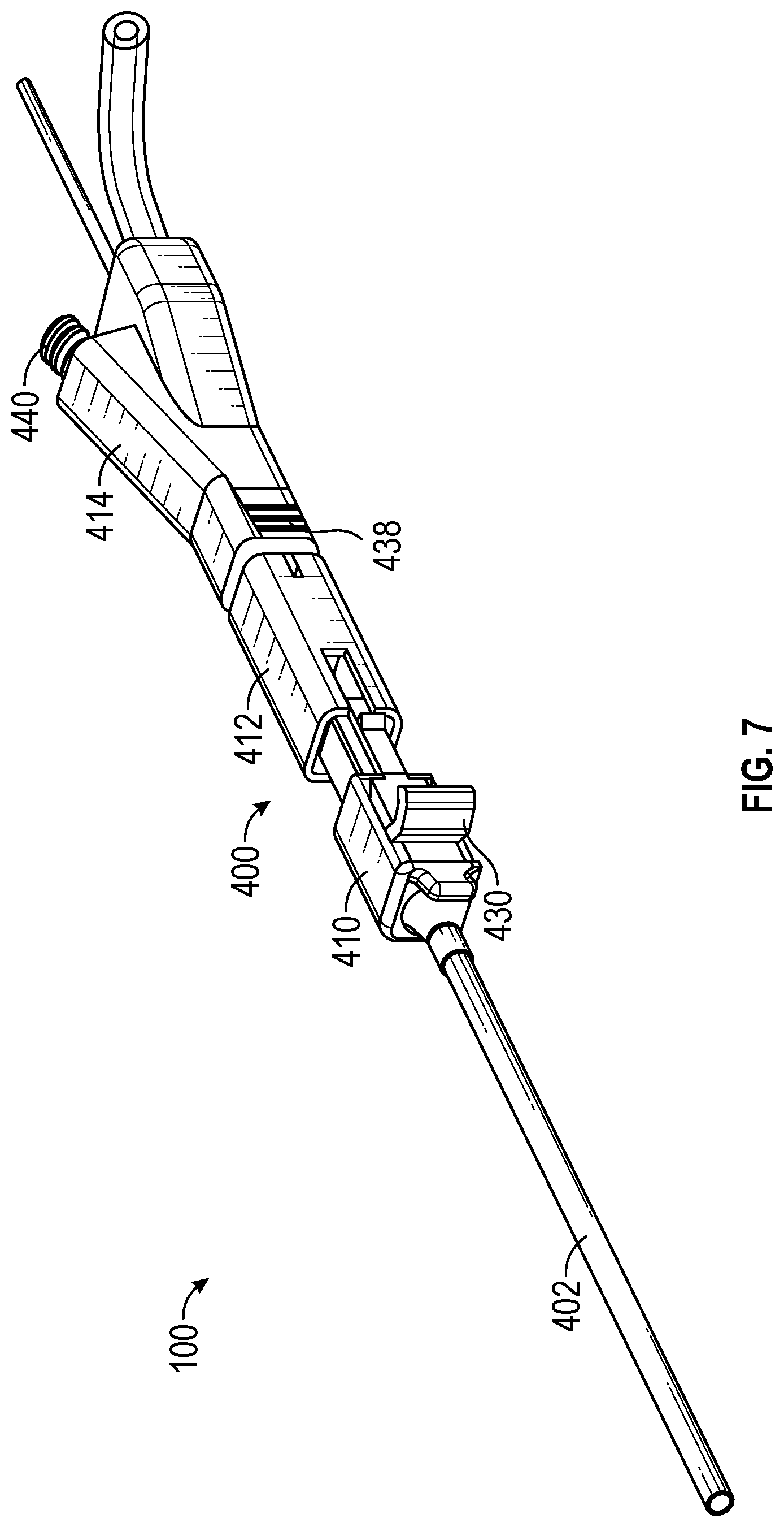 Patent US12303160 Figure 8 – Deployable dynamic stent and adjustable cutting jet device