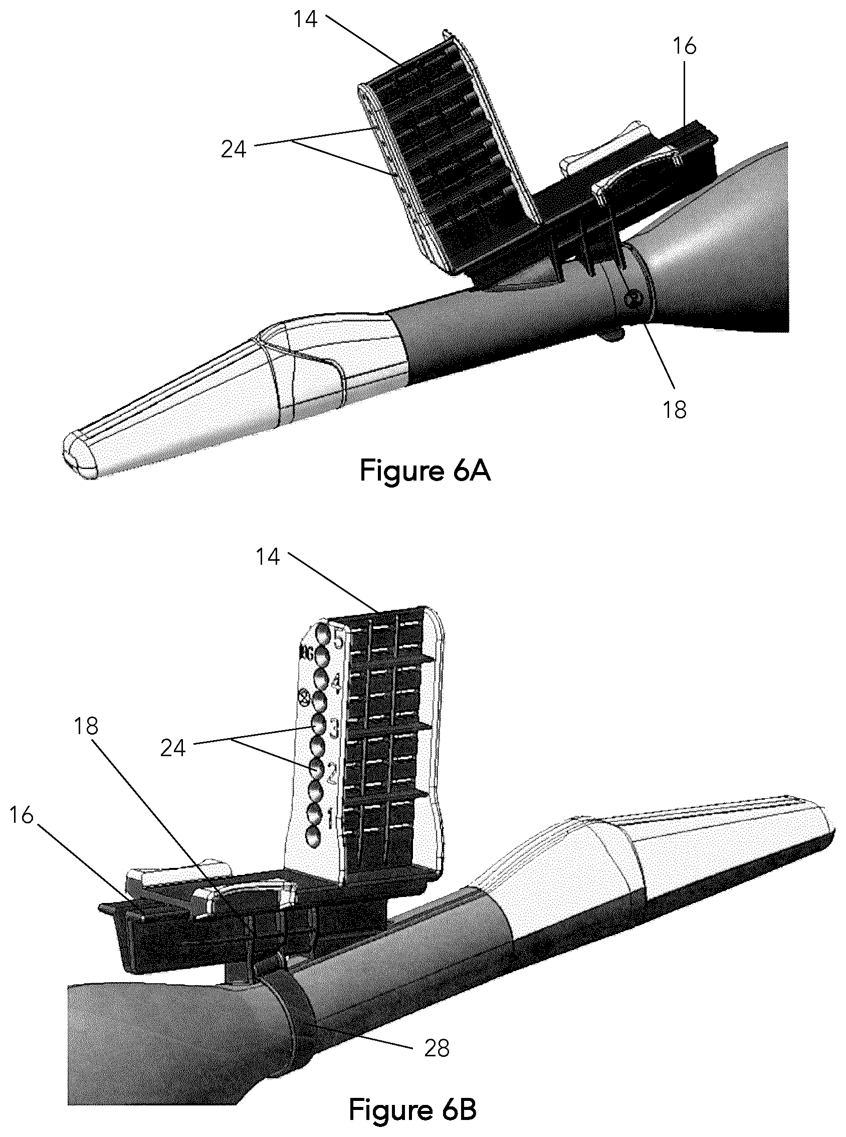 Patent US12303162 Figure 5 – Needle guide for an angled endocavity transducer