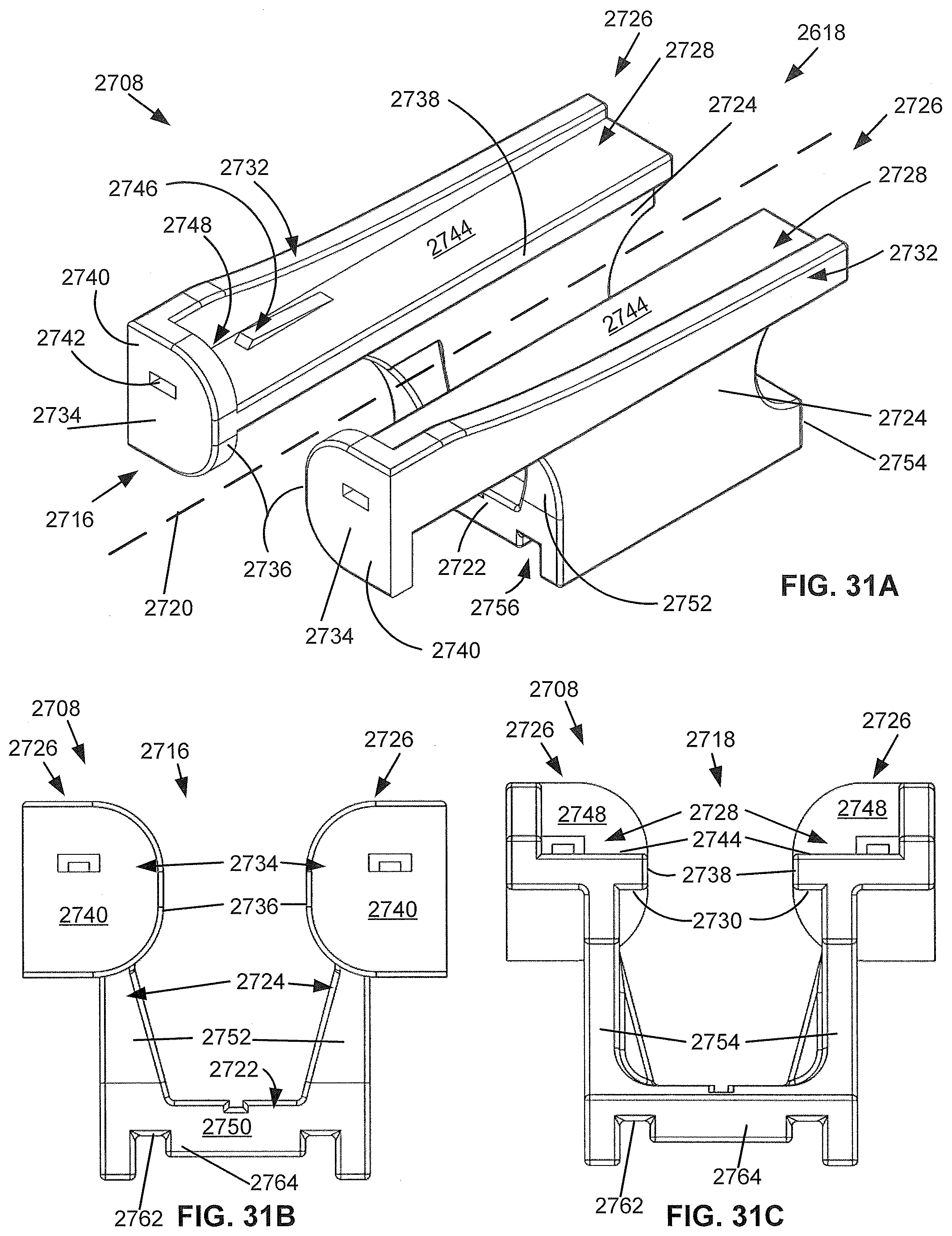 Patent US12303164 Figure 16 – Transperineal biopsy guide with mount, guide member, and displacement member displaceable within a gap of the guide member