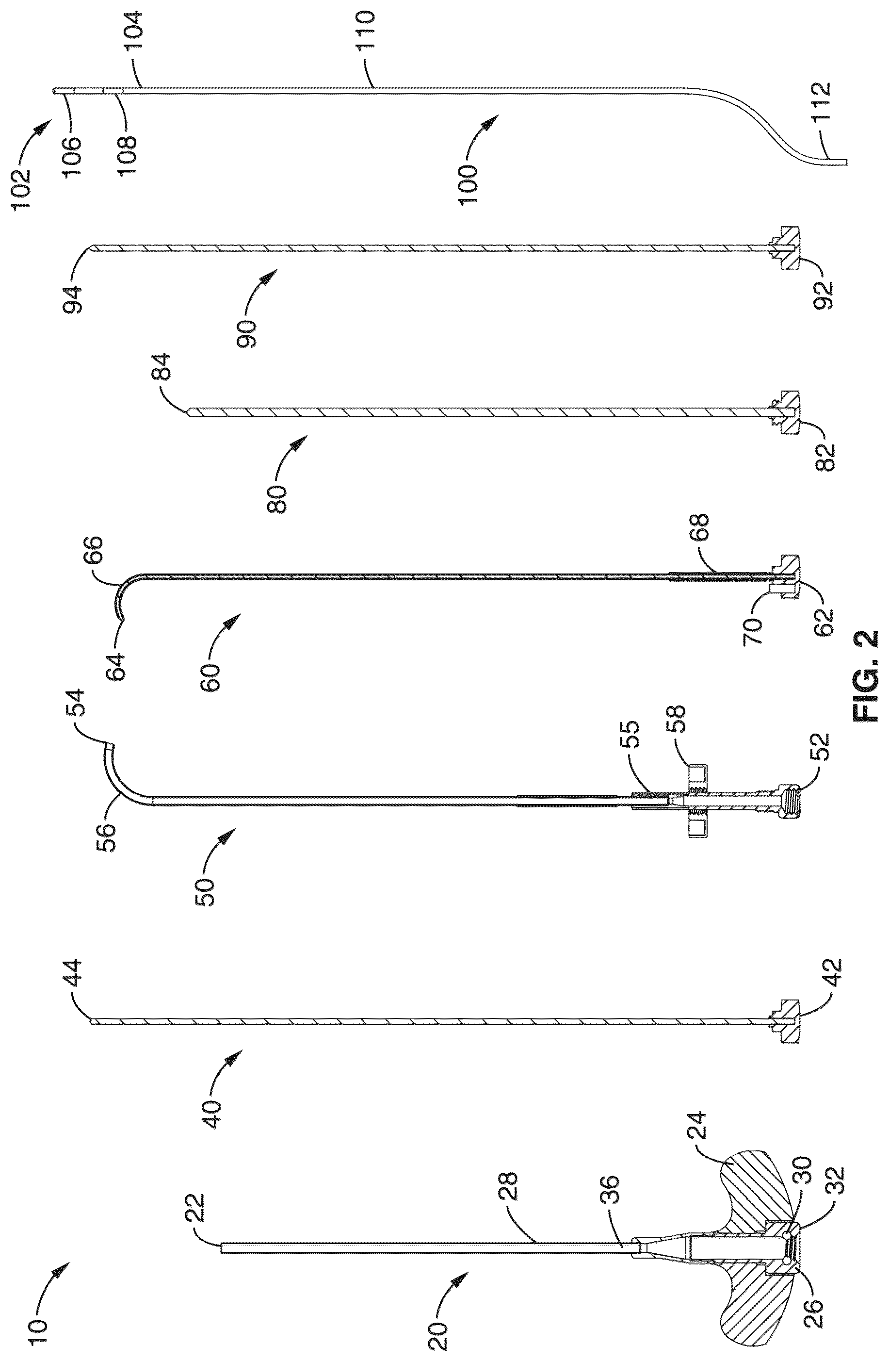 Patent US12303166 Figure 2 – Methods for accessing nerves within bone