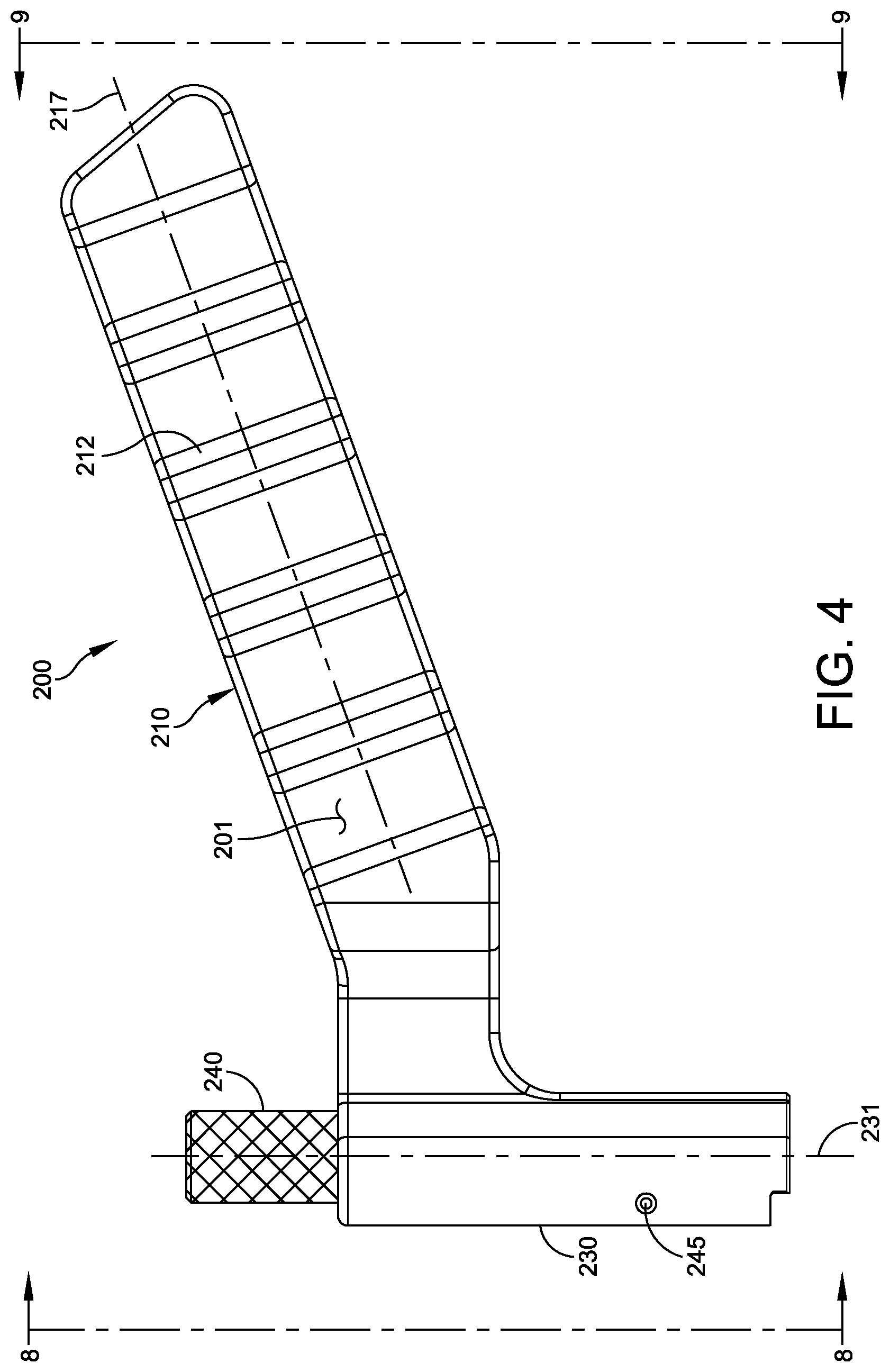 Patent US12303174 Figure 2 – Implant with intramedullary portion and variable angle extramedullary portion