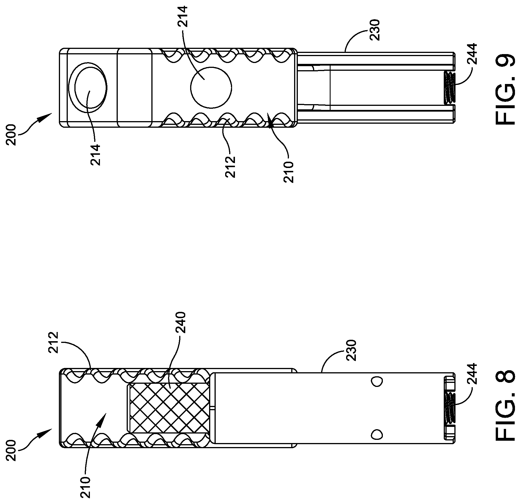 Patent US12303174 Figure 5 – Implant with intramedullary portion and variable angle extramedullary portion