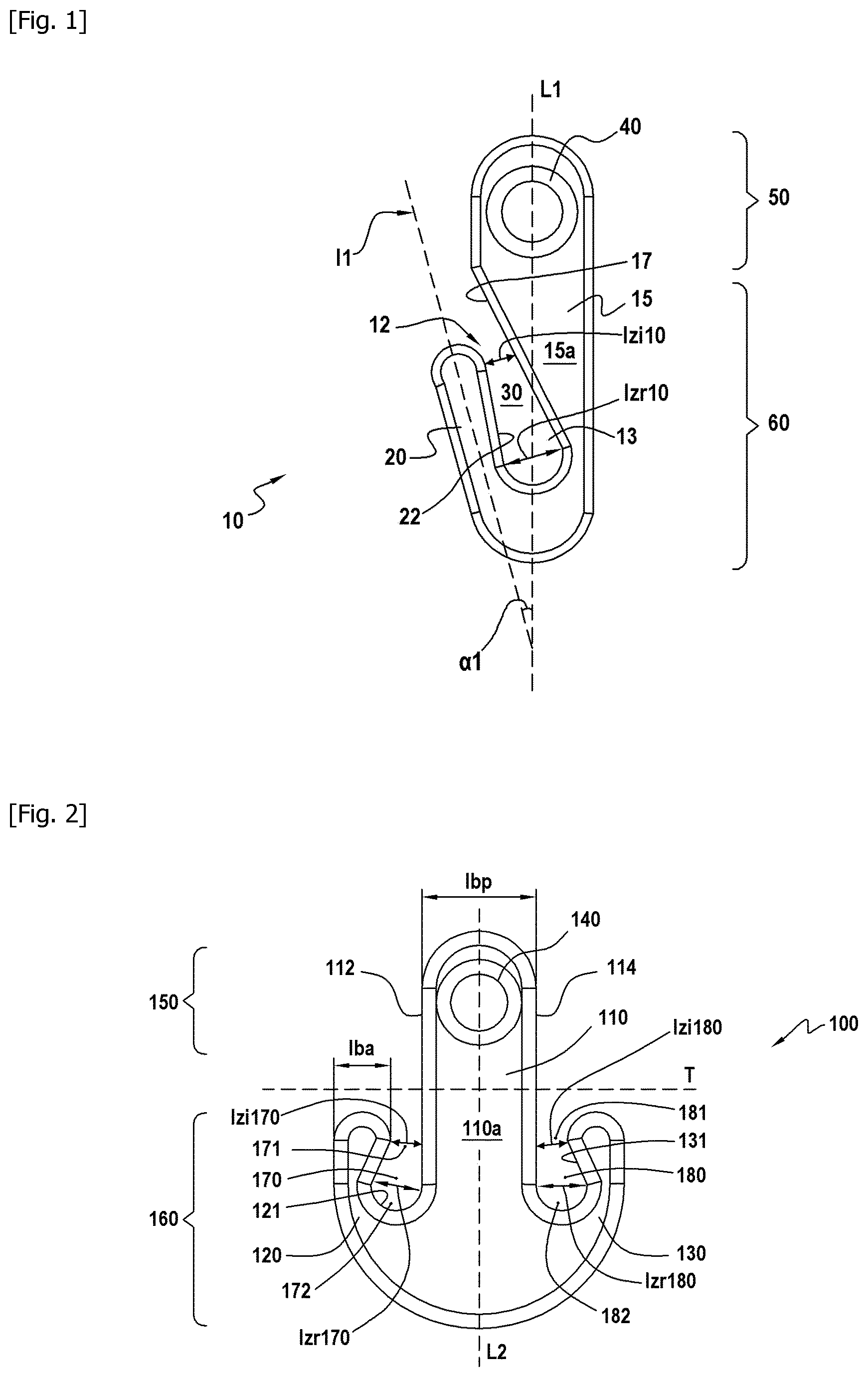 Patent US12303176 Figure 1 – Strapping device for stabilising a periprosthetic fracture
