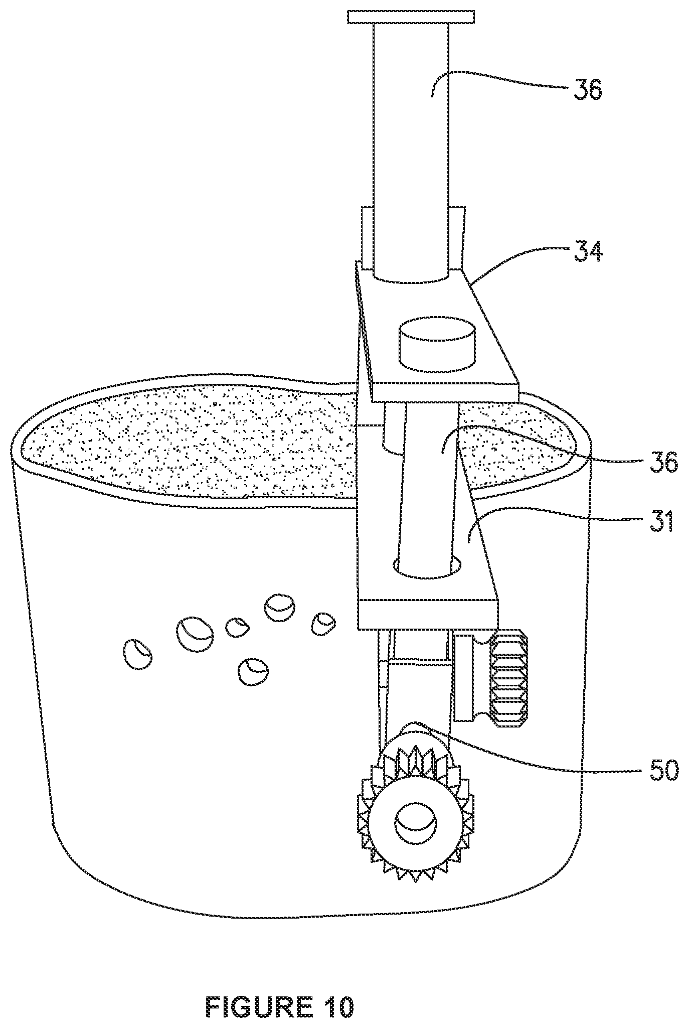 Patent US12303178 Figure 10 – Systems and methods for determining the cure of PMMA intraoperatively after implantation of an orthopedic device