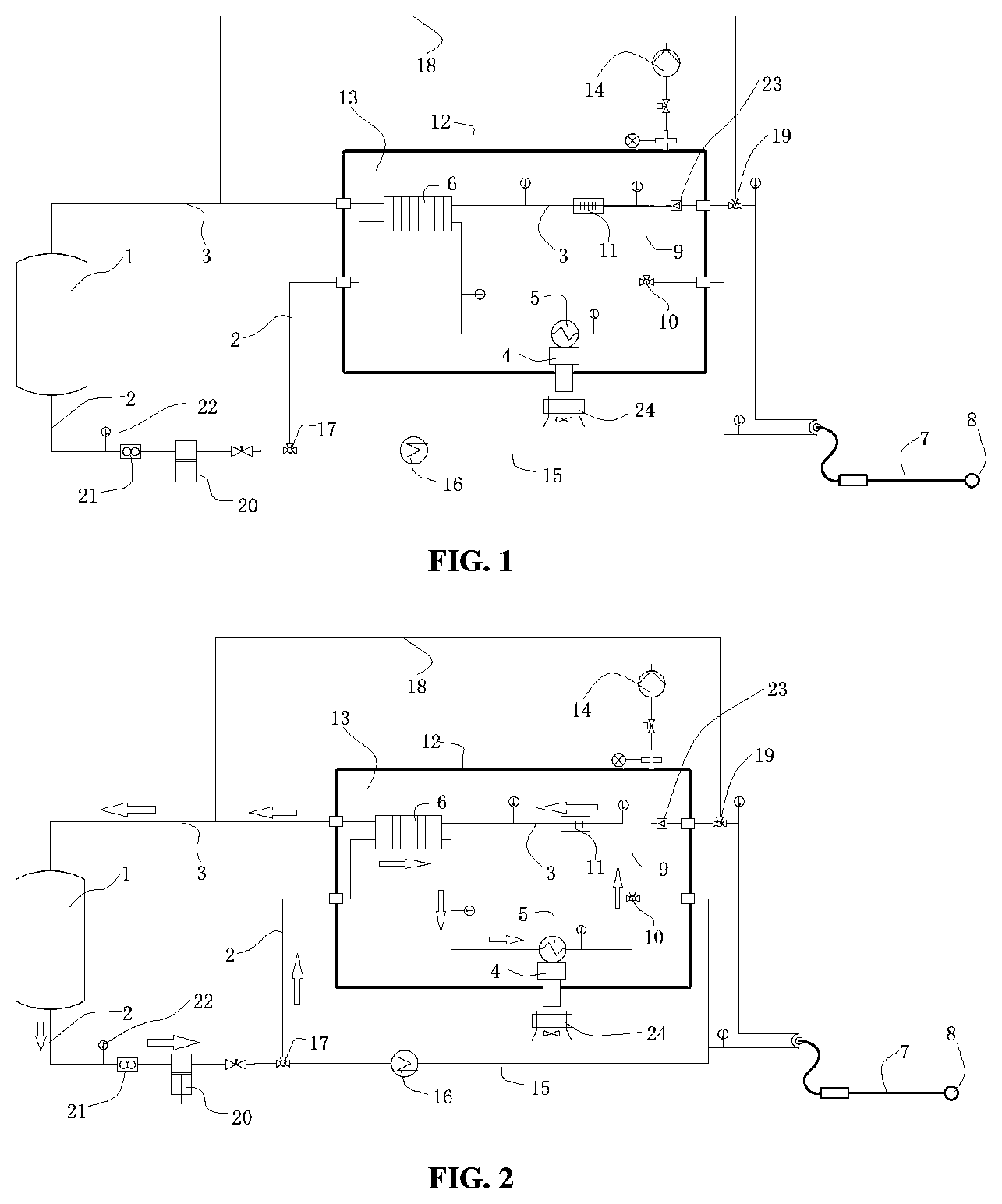Patent US12303180 Figure 1 – Refrigeration equipment