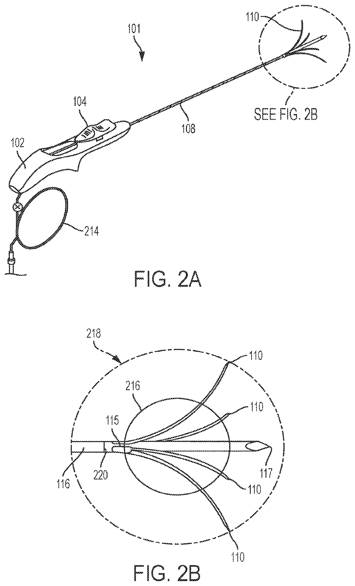 Patent US12303182 Figure 2 – Techniques for irreversible electroporation using a single-pole tine-style internal device communicating with an external surface electrode