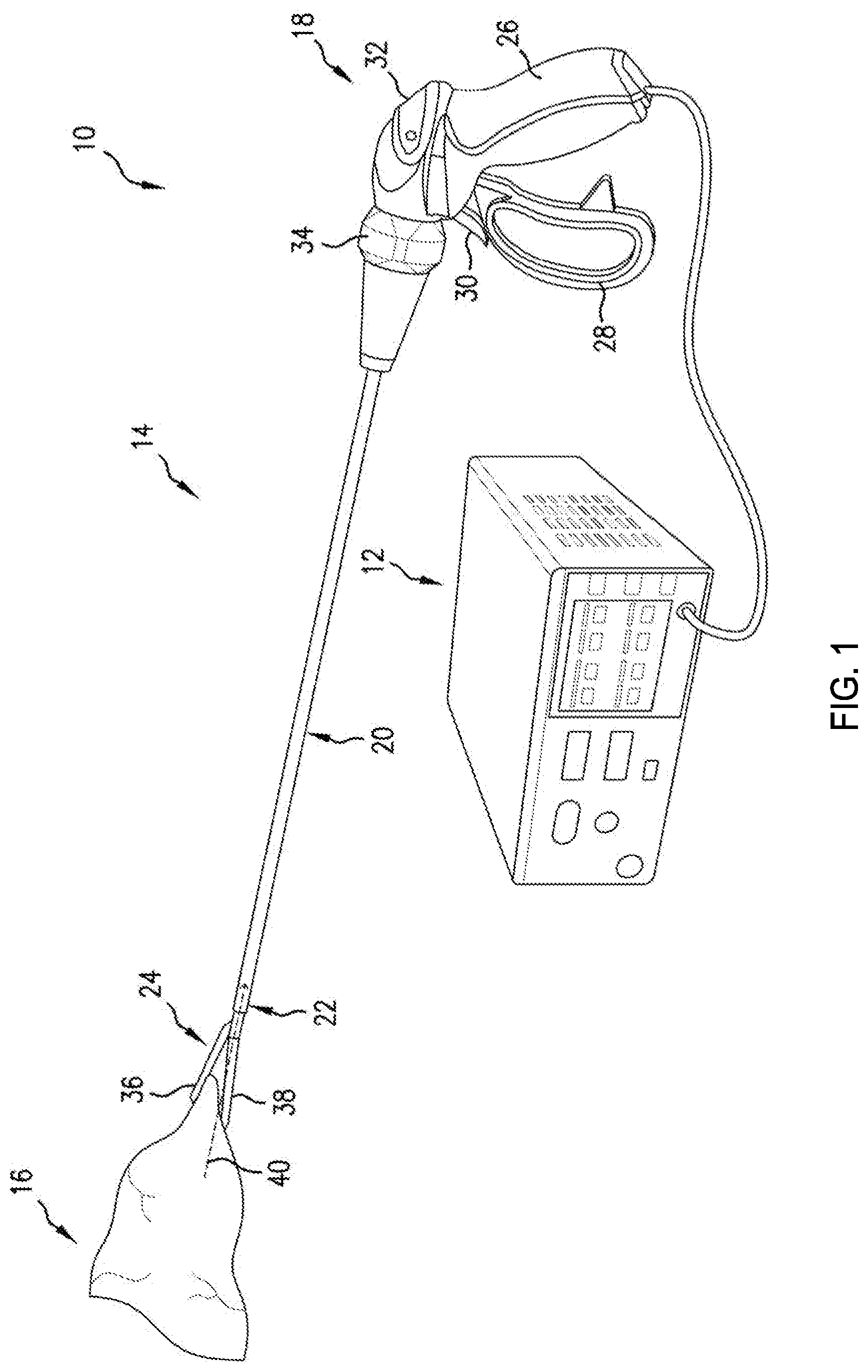 Patent US12303183 Figure 1 – Staged impedance values to control thermal margins in electrosurgical systems